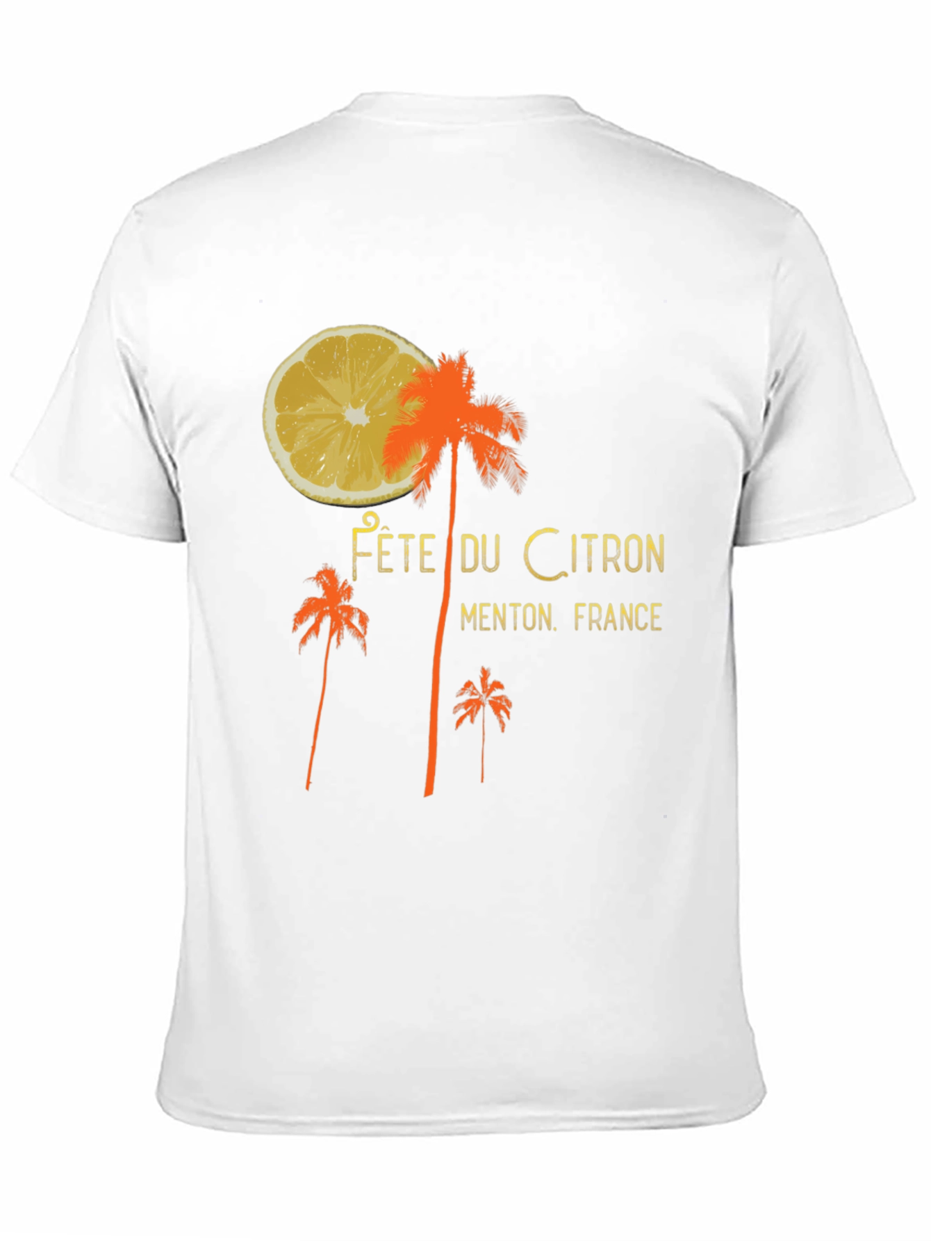 Fête du Citron Graphic Tee - Menton France