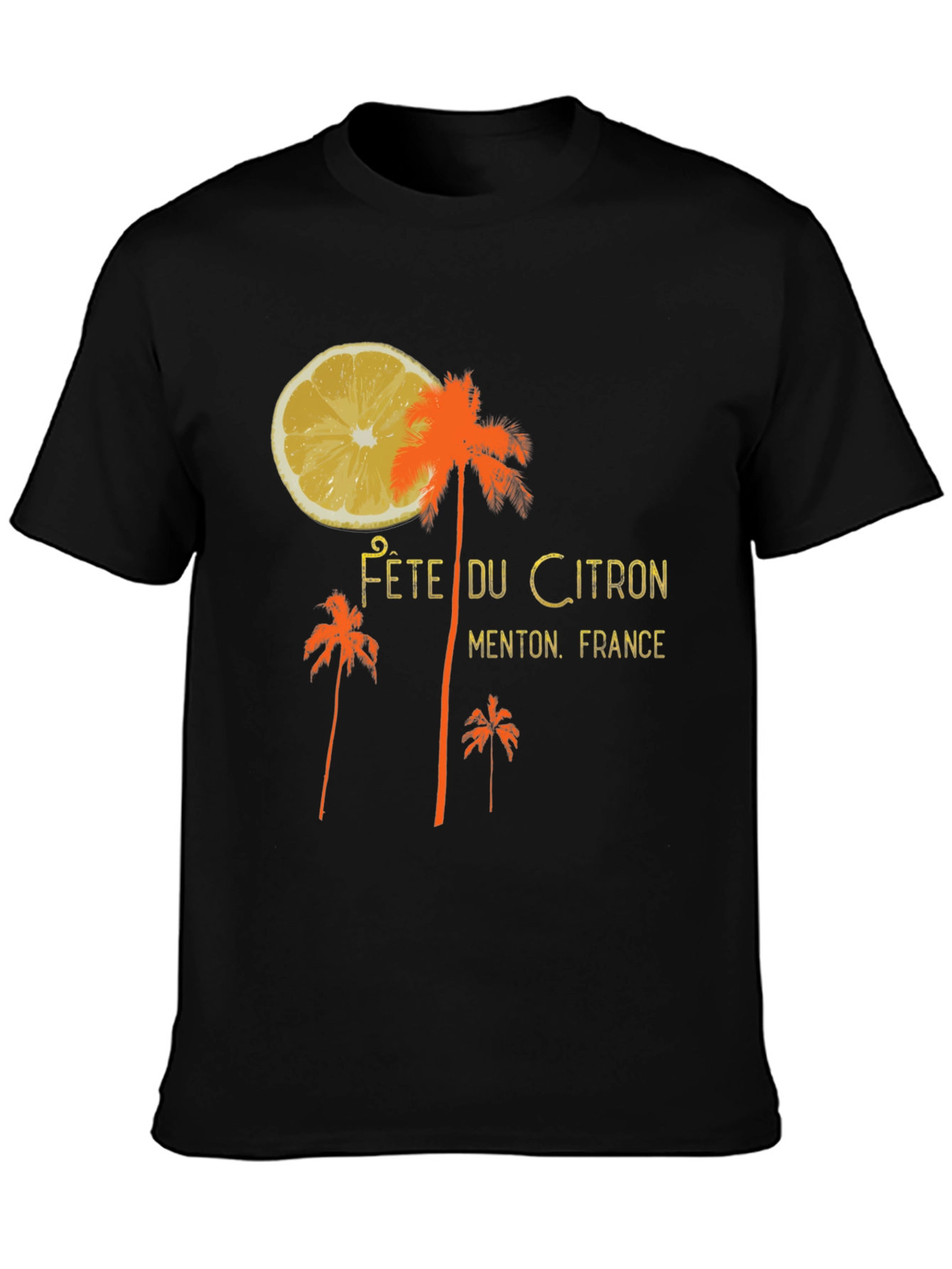 Fête du Citron Graphic Tee - Menton France