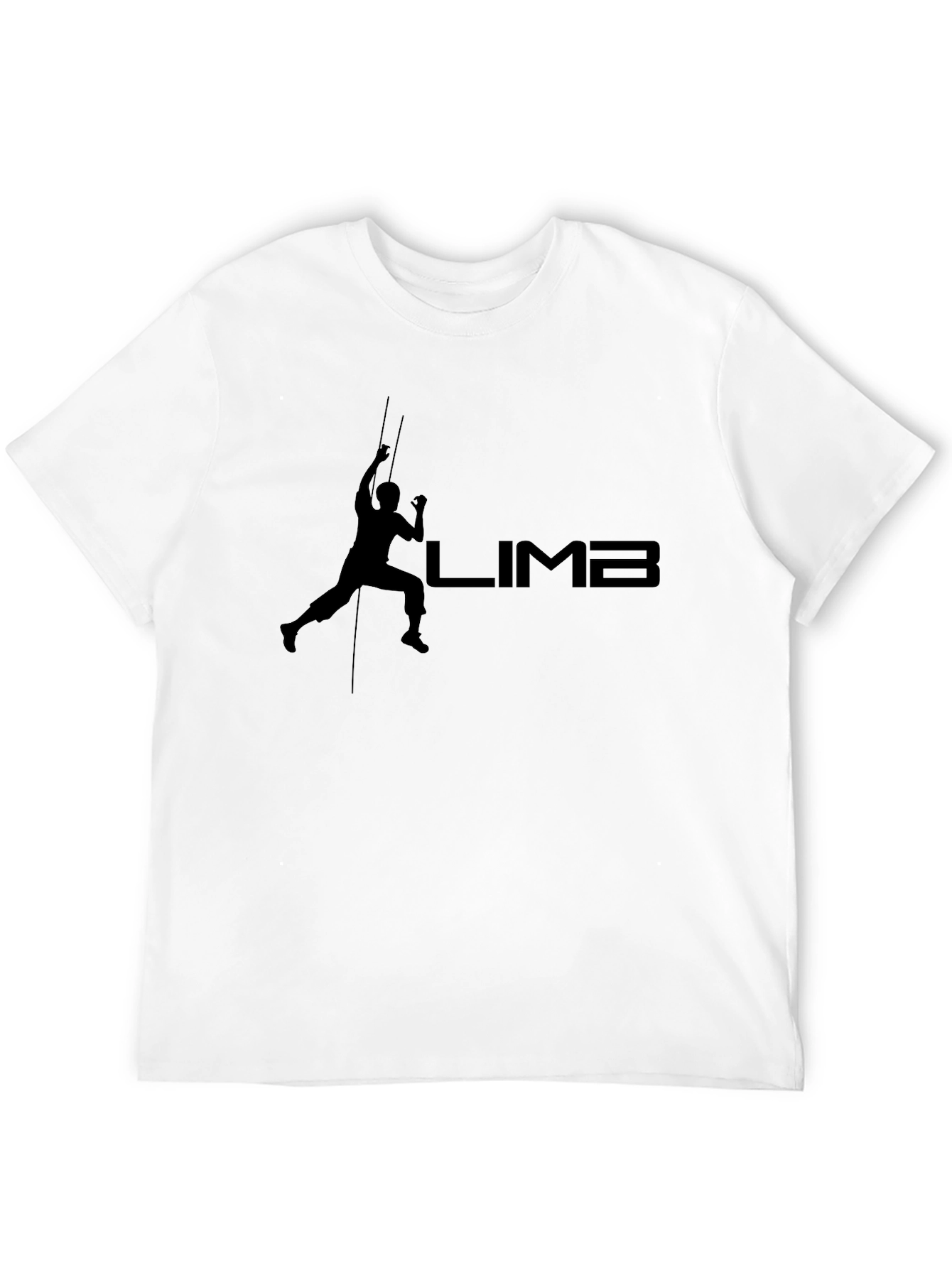 Climb T-Shirt - Black - Sporty Graphic Tee