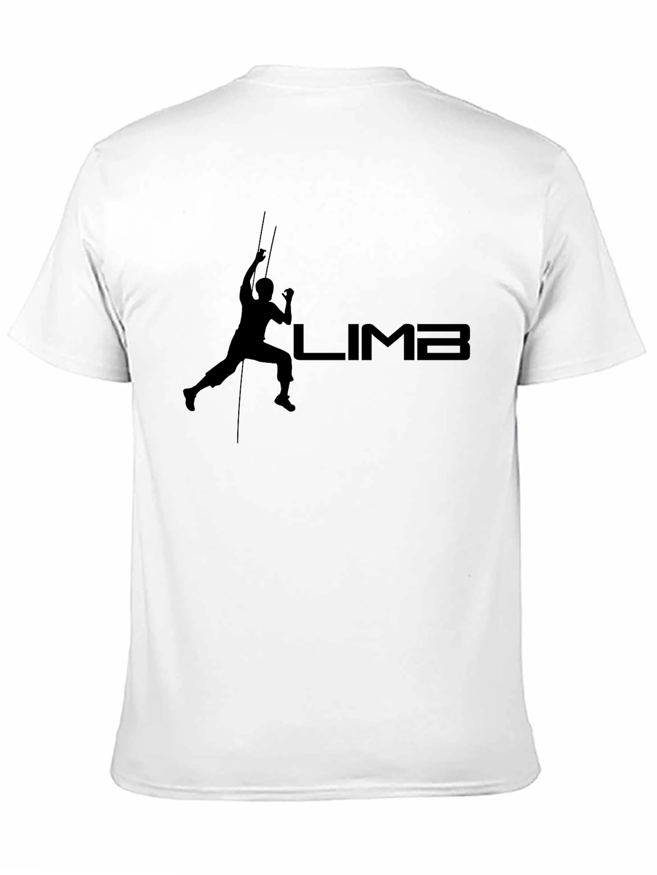 Climb T-Shirt - Black - Sporty Graphic Tee