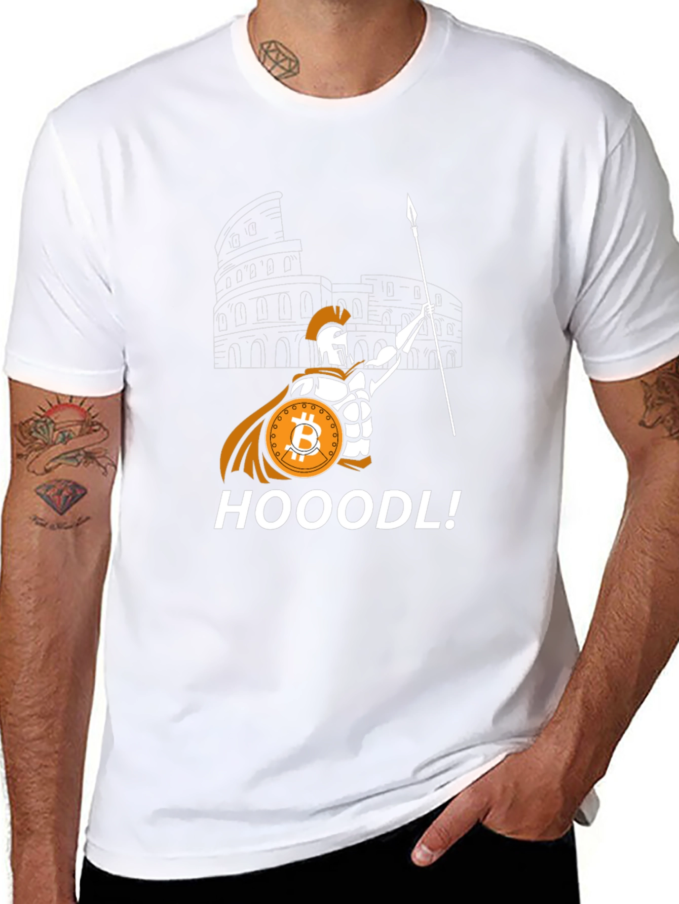 Bitcoin HODL Spartan T-Shirt - Crypto Investor Tee