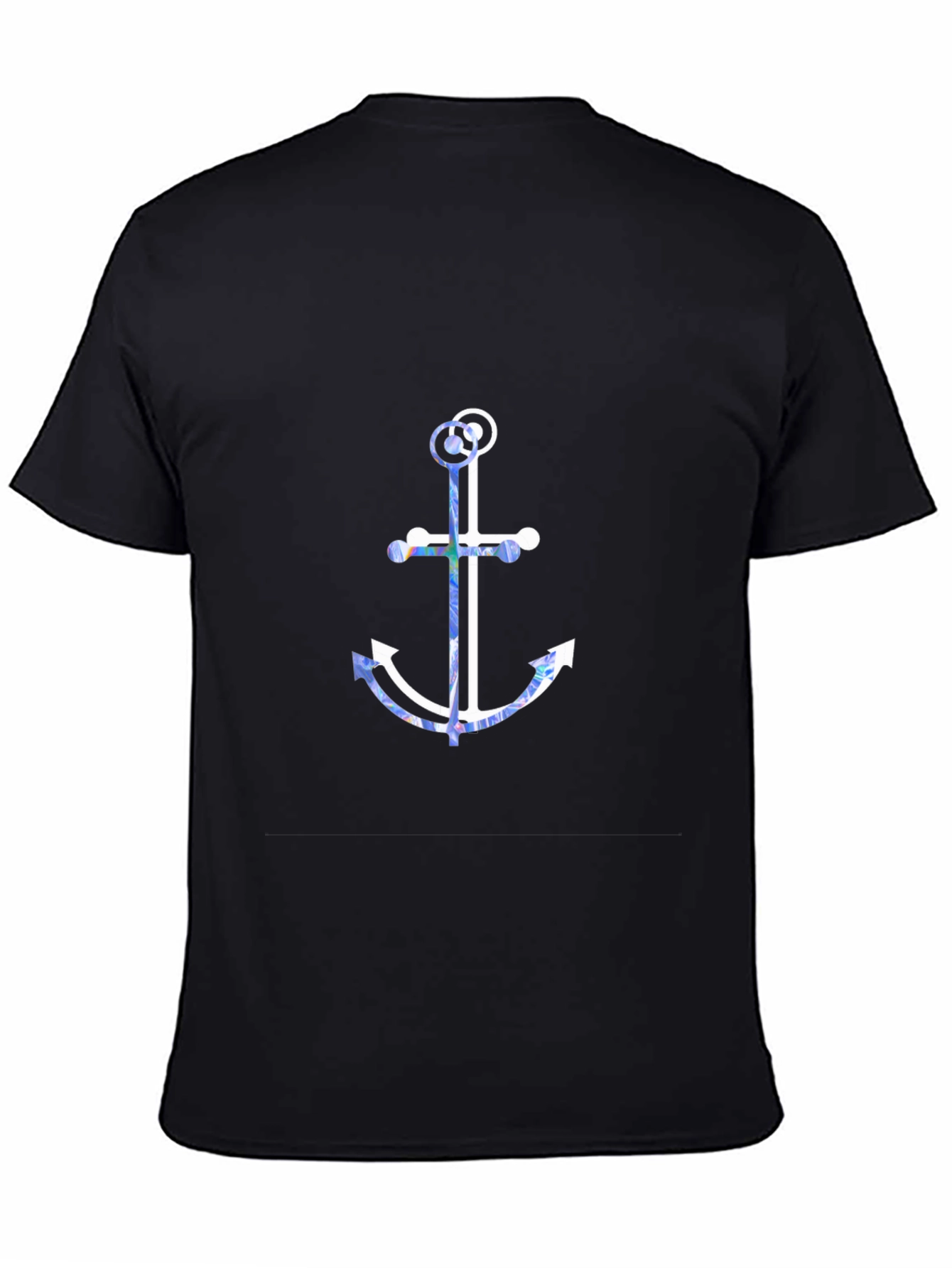 Nautical Anchor Graphic Tee - Soft Cotton Blend