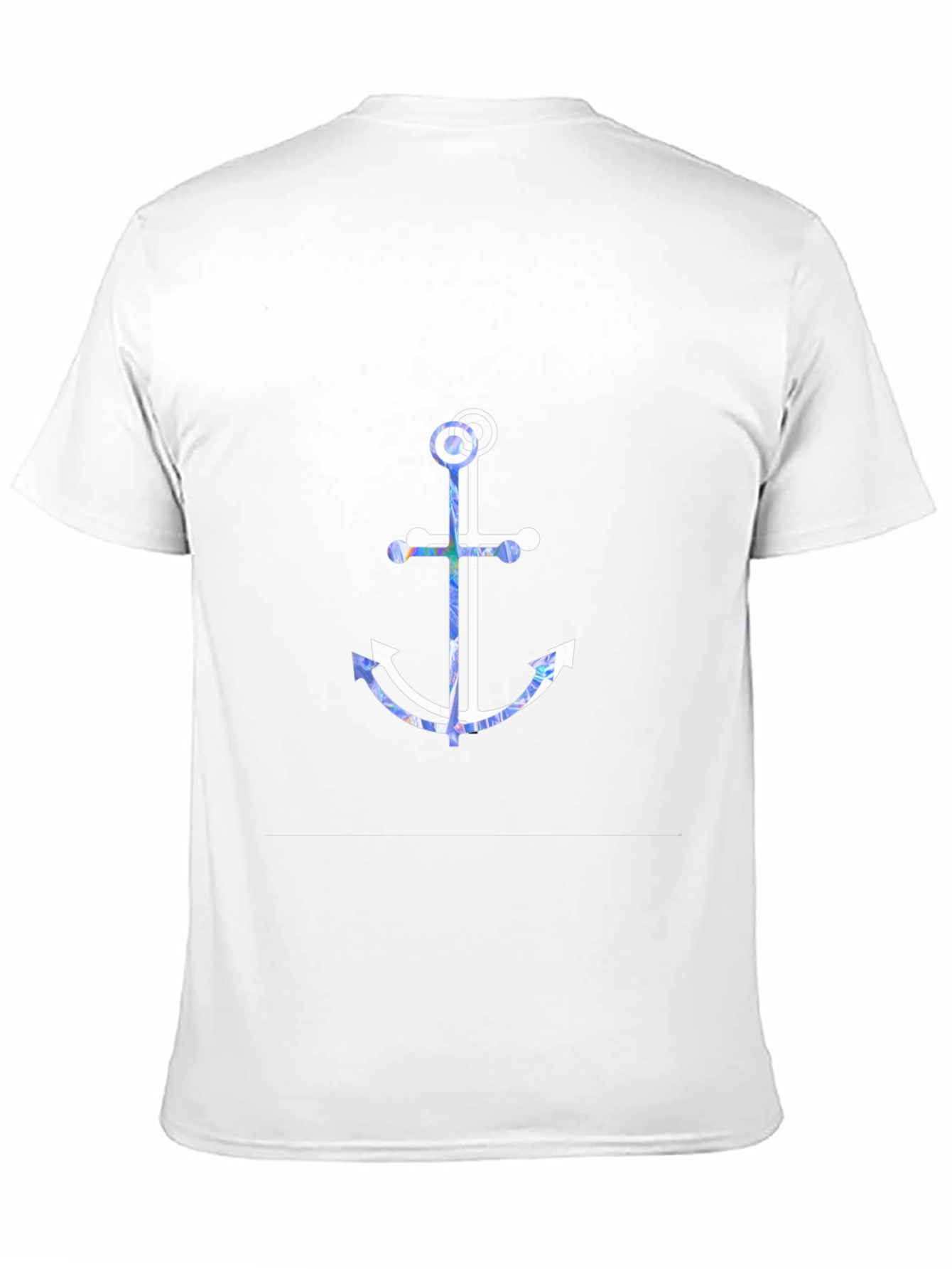 Nautical Anchor Graphic Tee - Soft Cotton Blend