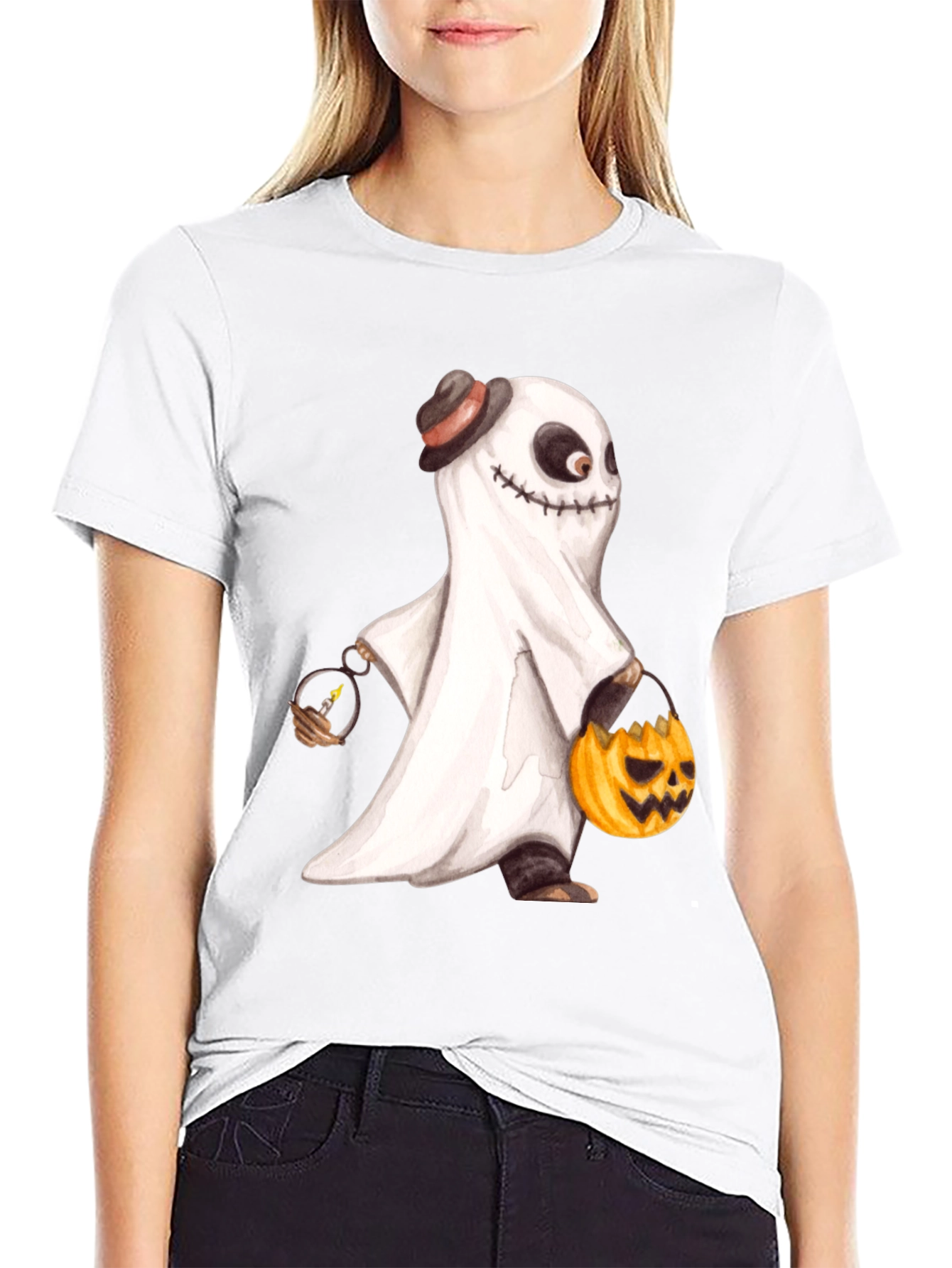 Ghost Halloween T-Shirt - Spooky Season Apparel