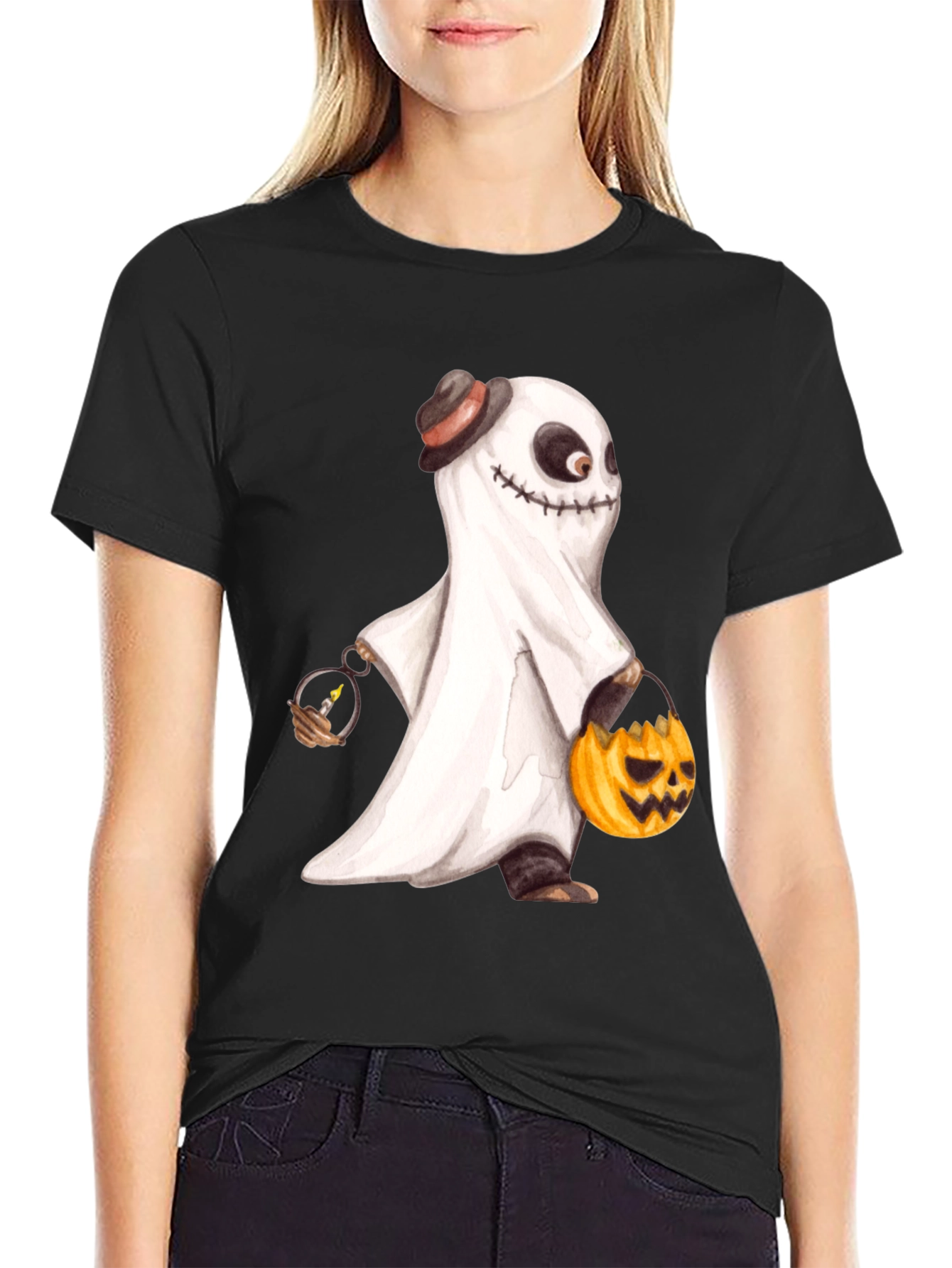 Ghost Halloween T-Shirt - Spooky Season Apparel