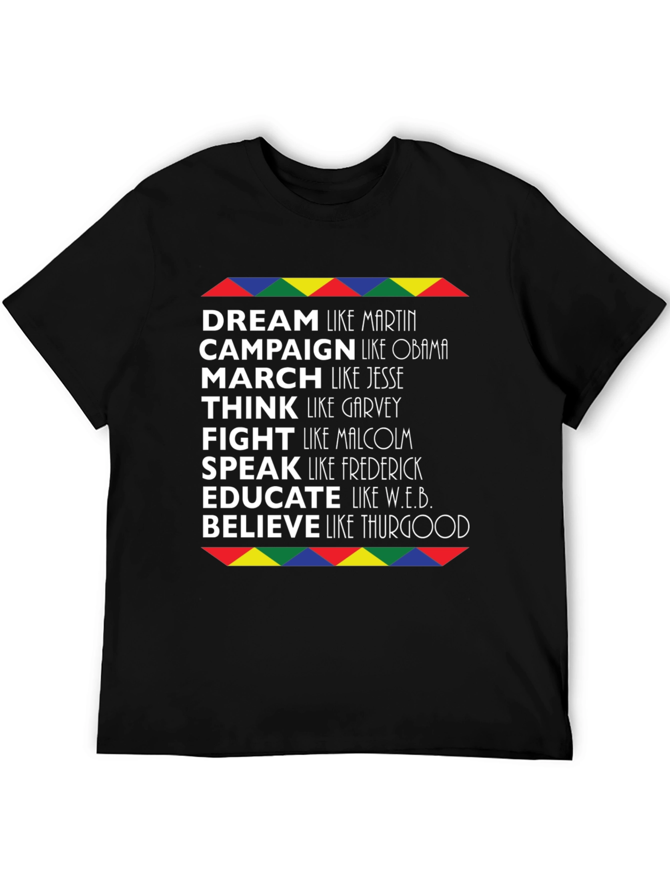 Dream Believe Achieve Mens Graphic Tee