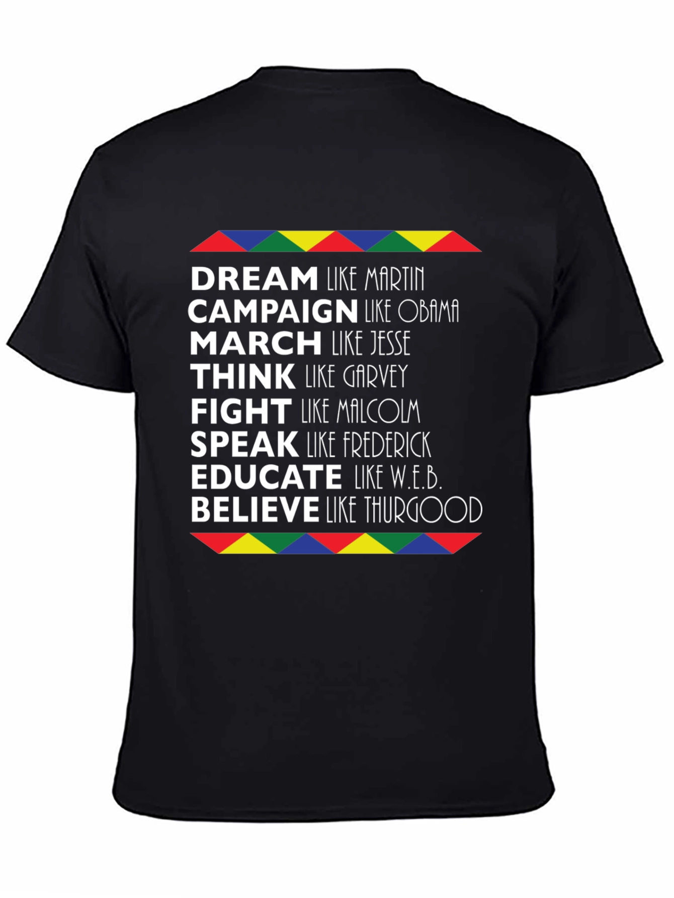 Dream Believe Achieve Mens Graphic Tee