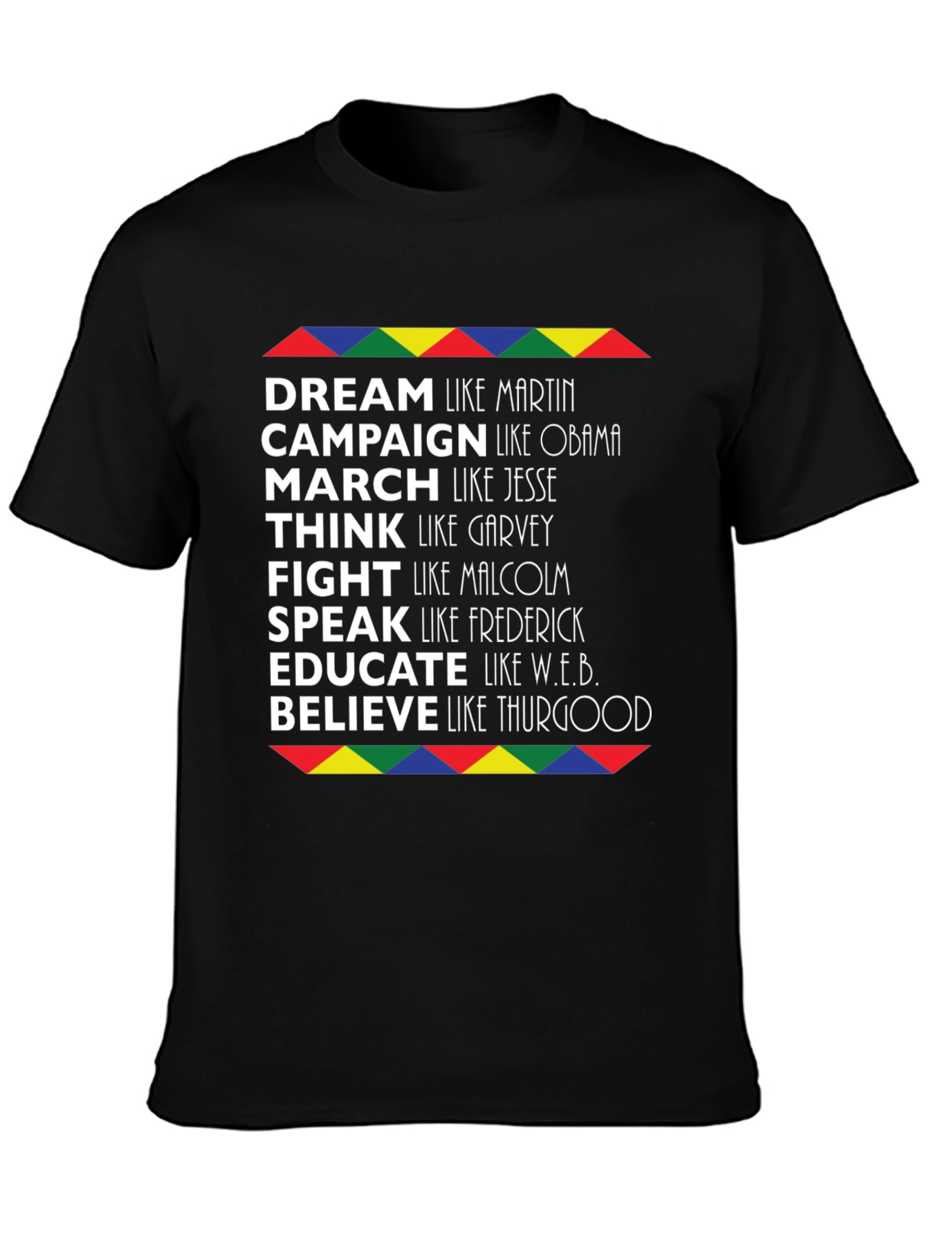 Dream Believe Achieve Mens Graphic Tee