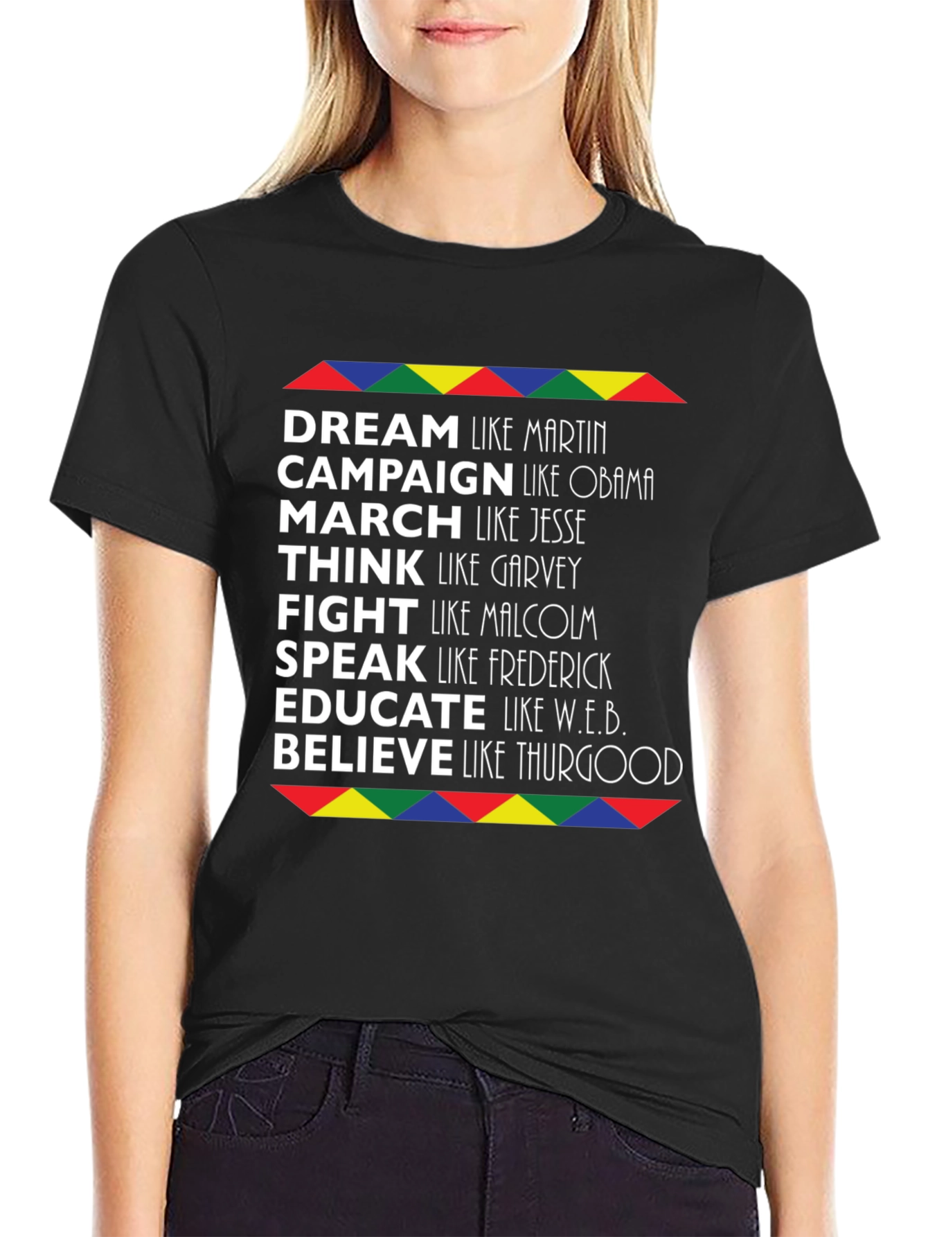 Dream Believe Achieve Mens Graphic Tee