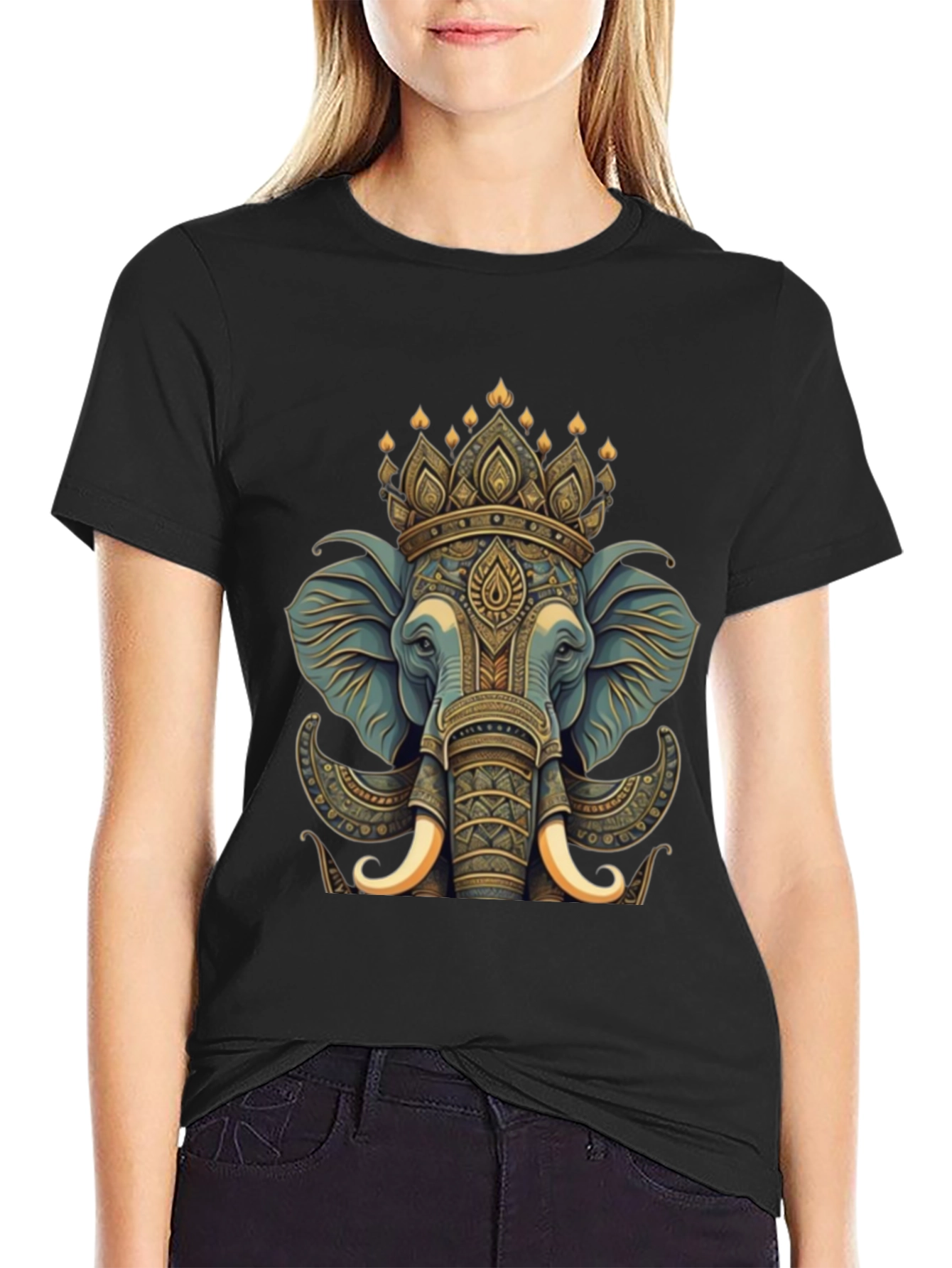 Elephant King Graphic Tee - Premium Cotton