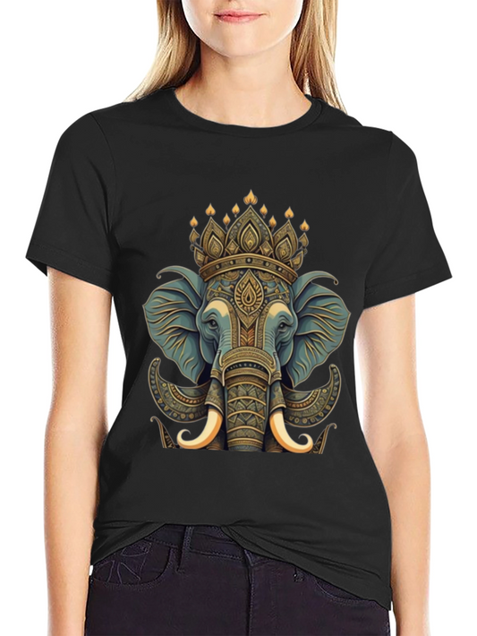 Elephant King Graphic Tee - Premium Cotton