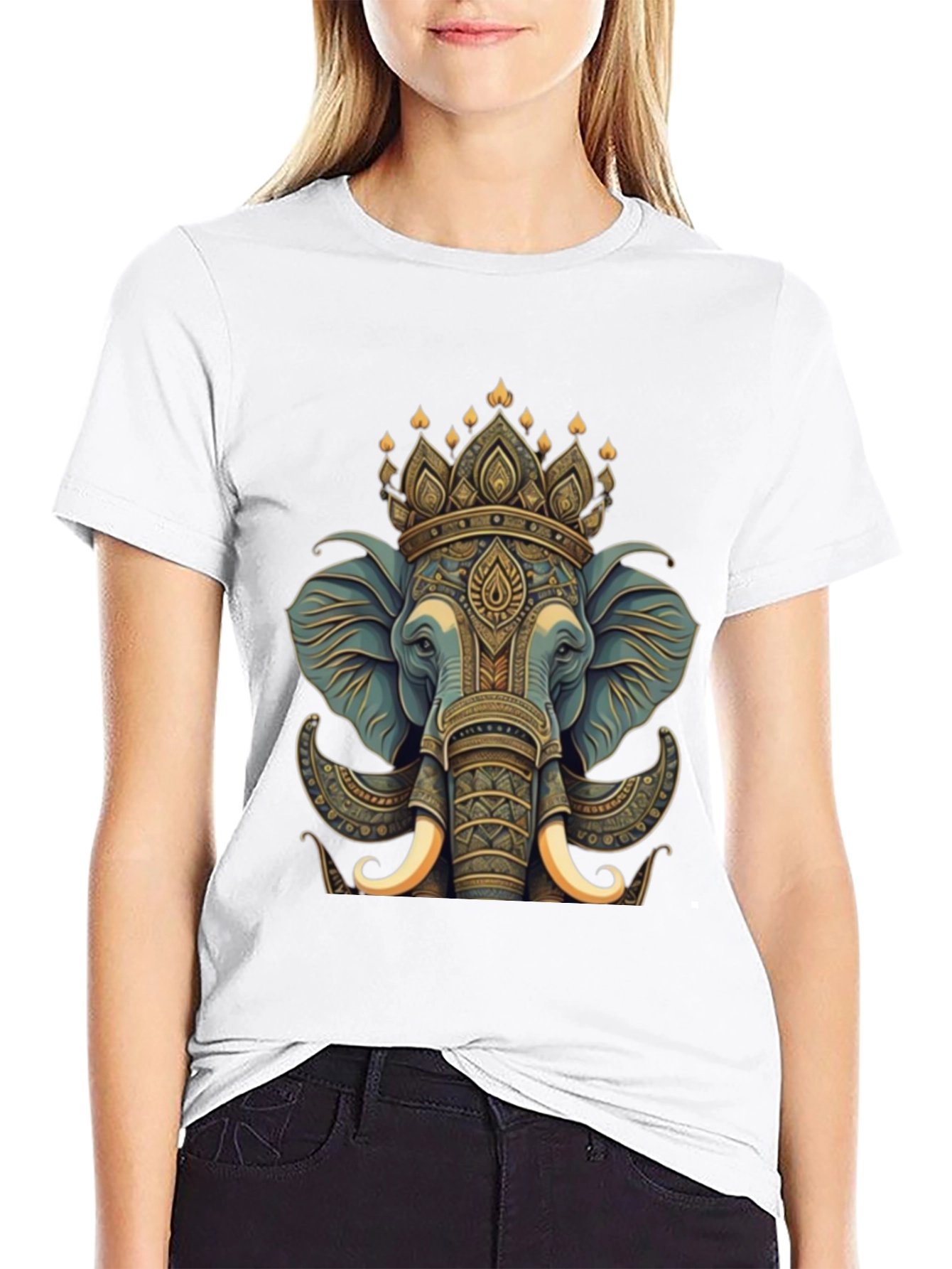 Elephant King Graphic Tee - Premium Cotton