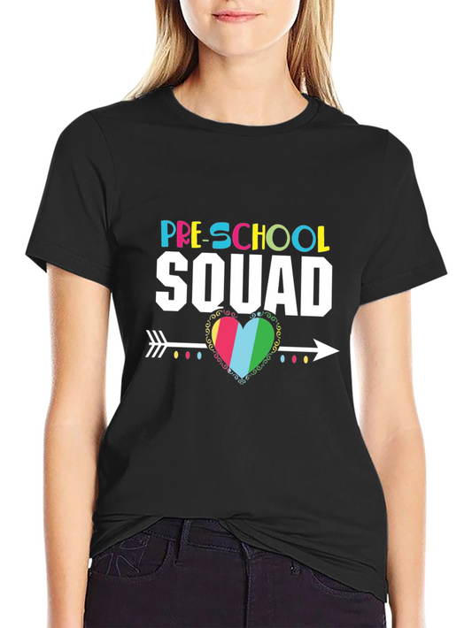 Pre-School Squad Graphic Tee - Teacher T-Shirt