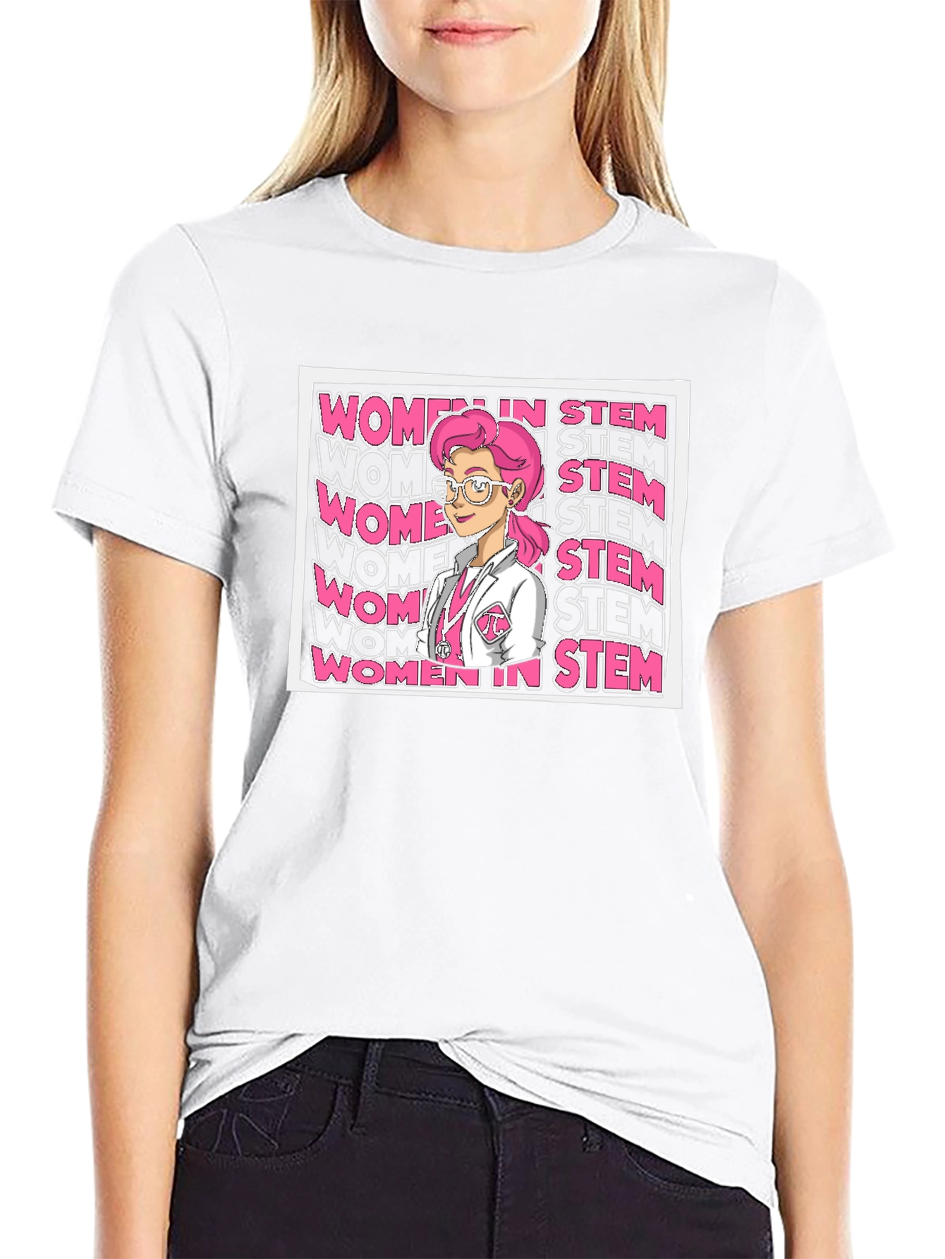 Women in STEM Black T-Shirt