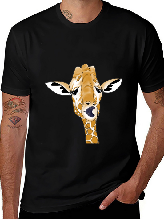 Giraffe Tongue T-Shirt - Funny Animal Tee
