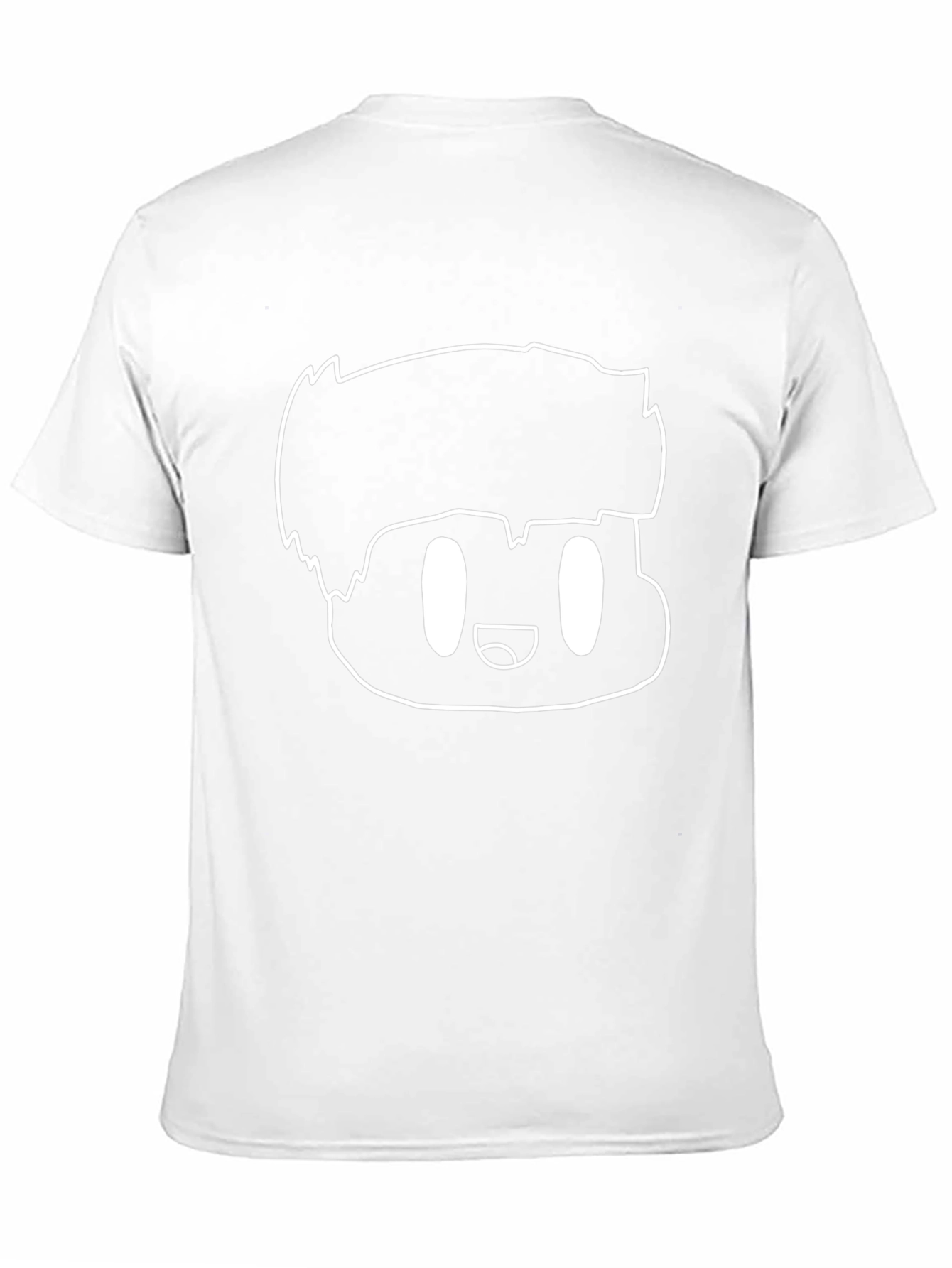 Cartoon Character Graphic Tee - Black