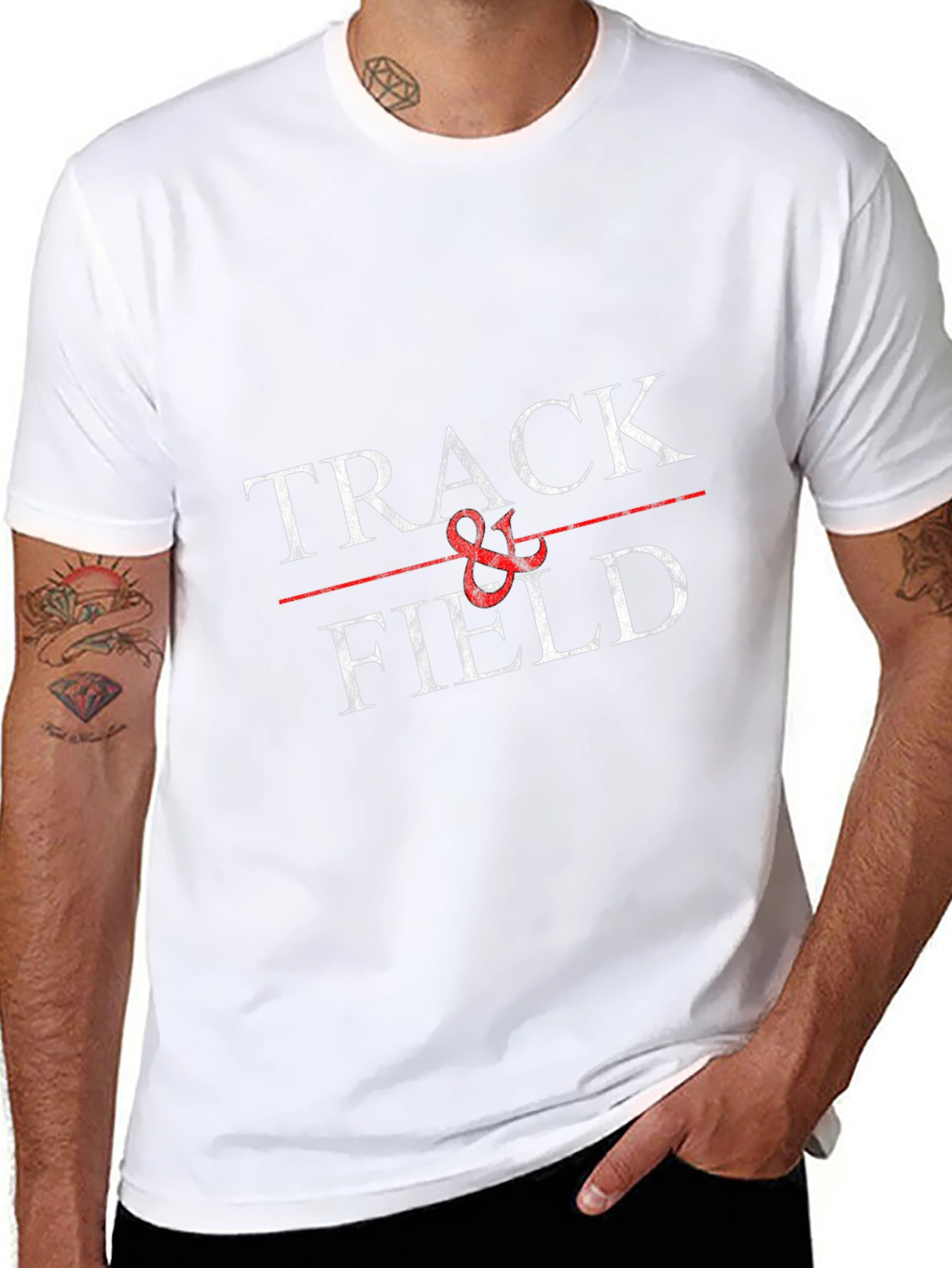 Track & Field Graphic T-Shirt