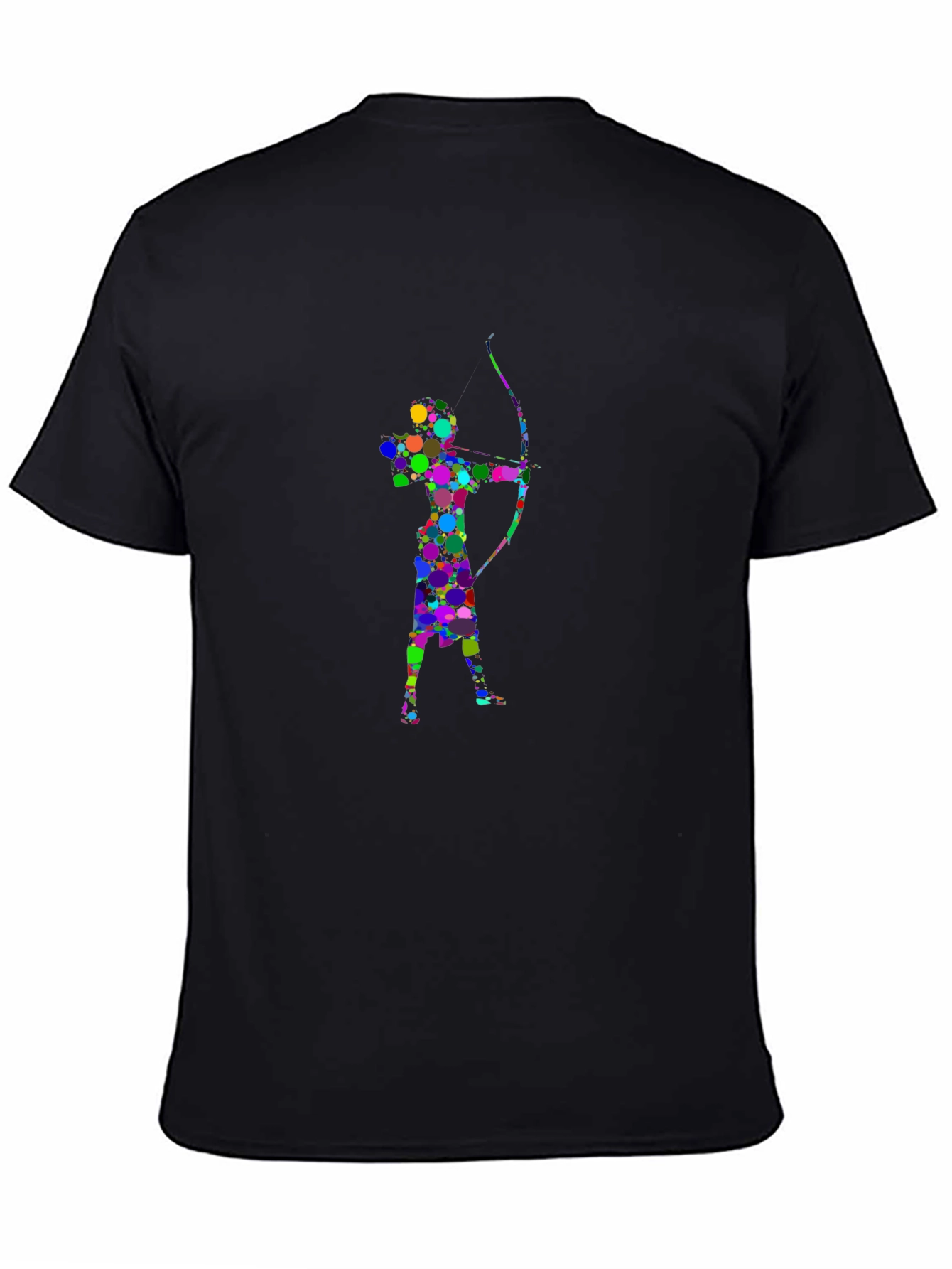 Archer Silhouette Graphic Tee - Stylish Black T-Shirt