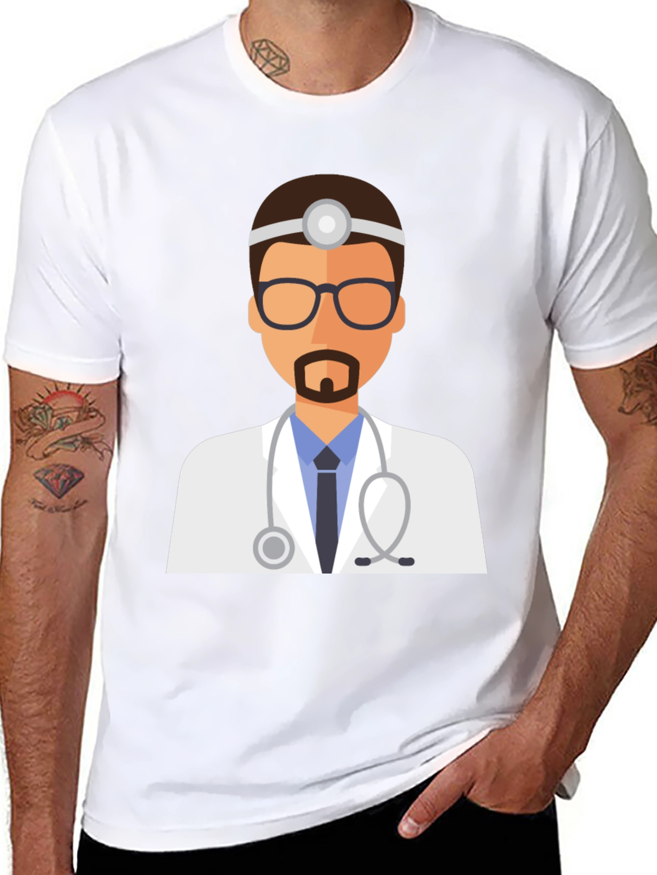 Doctor Graphic Tee - Black Unisex T-Shirt