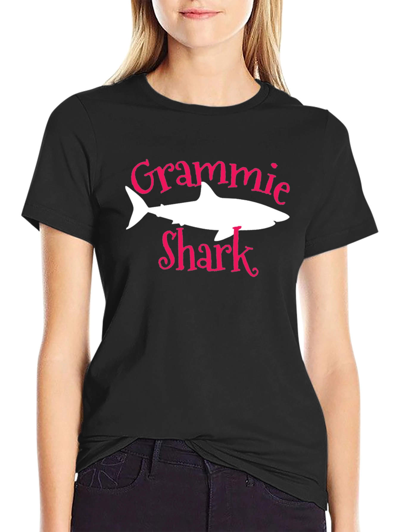 Grammie Shark T-Shirt - Cute Family Tee