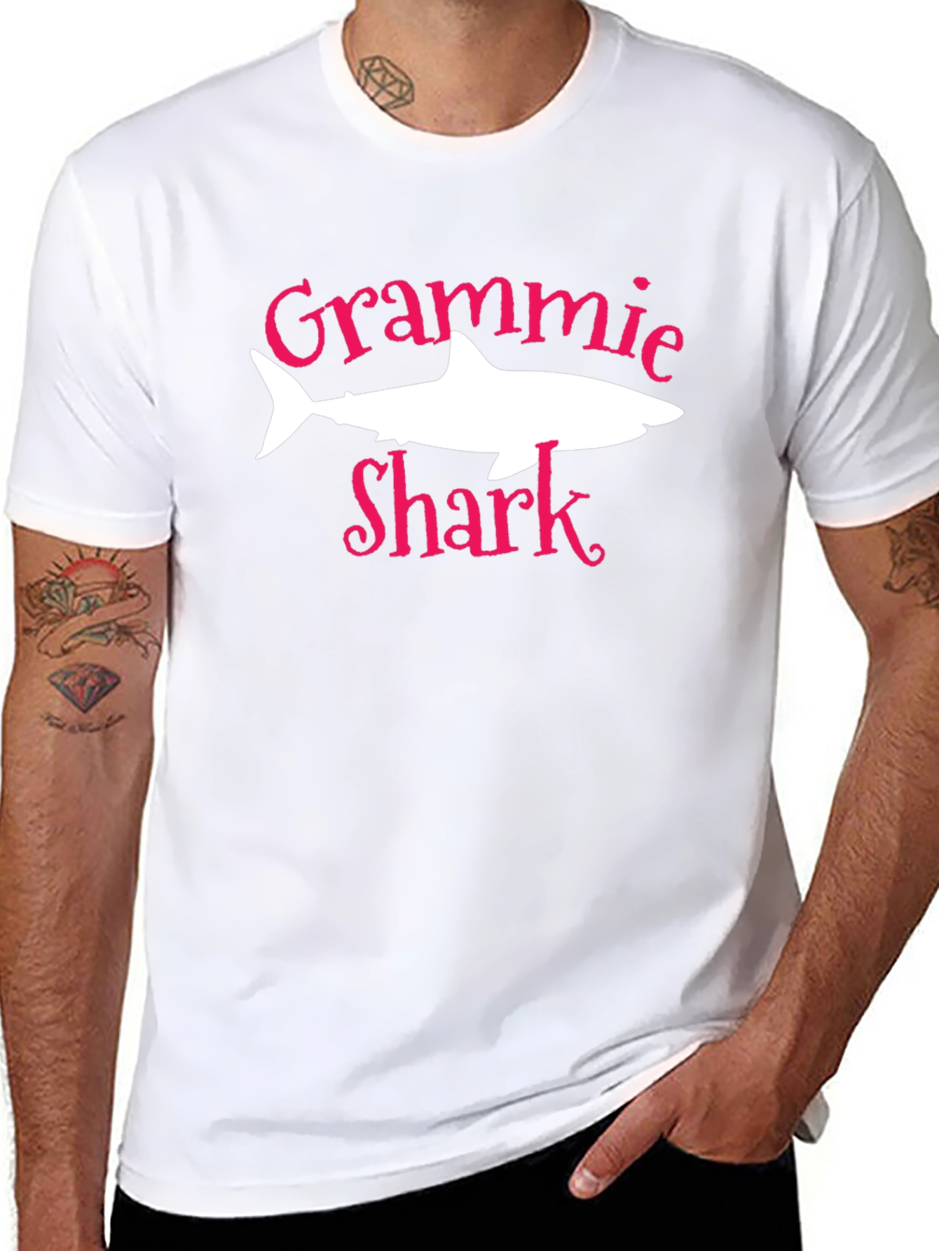 Grammie Shark T-Shirt - Cute Family Tee