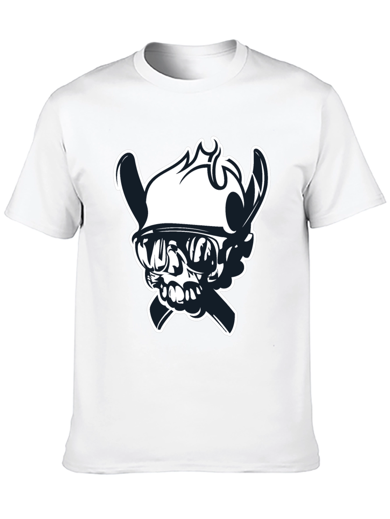 Skull Viking T-Shirt - Bold Graphic Tee