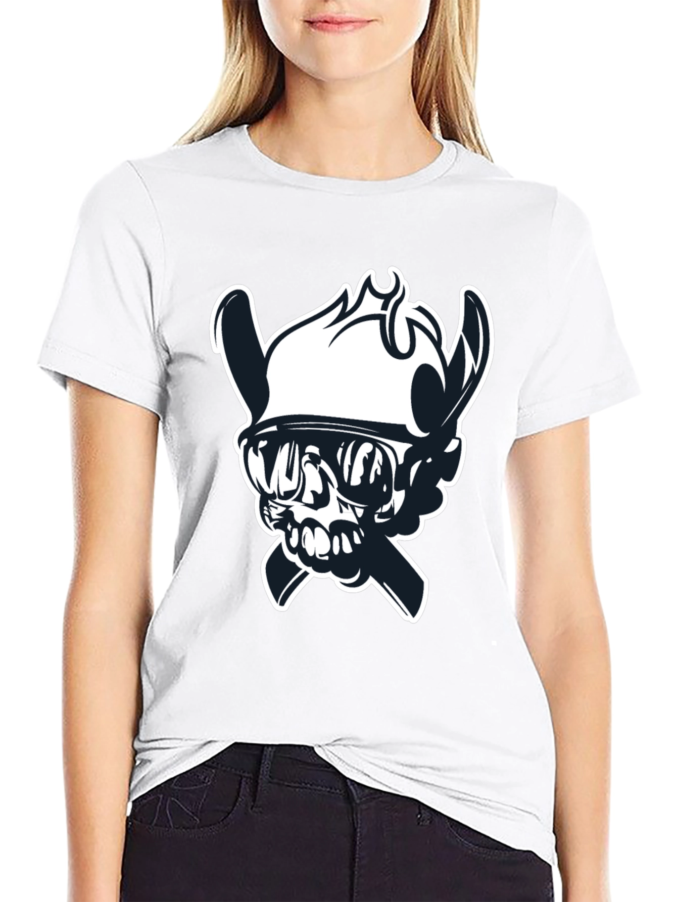 Skull Viking T-Shirt - Bold Graphic Tee
