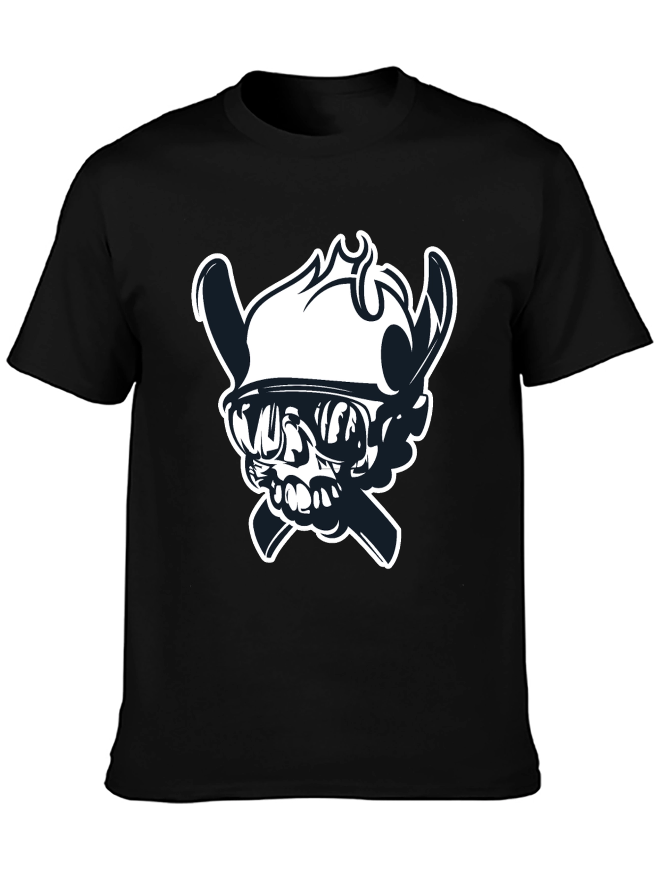 Skull Viking T-Shirt - Bold Graphic Tee
