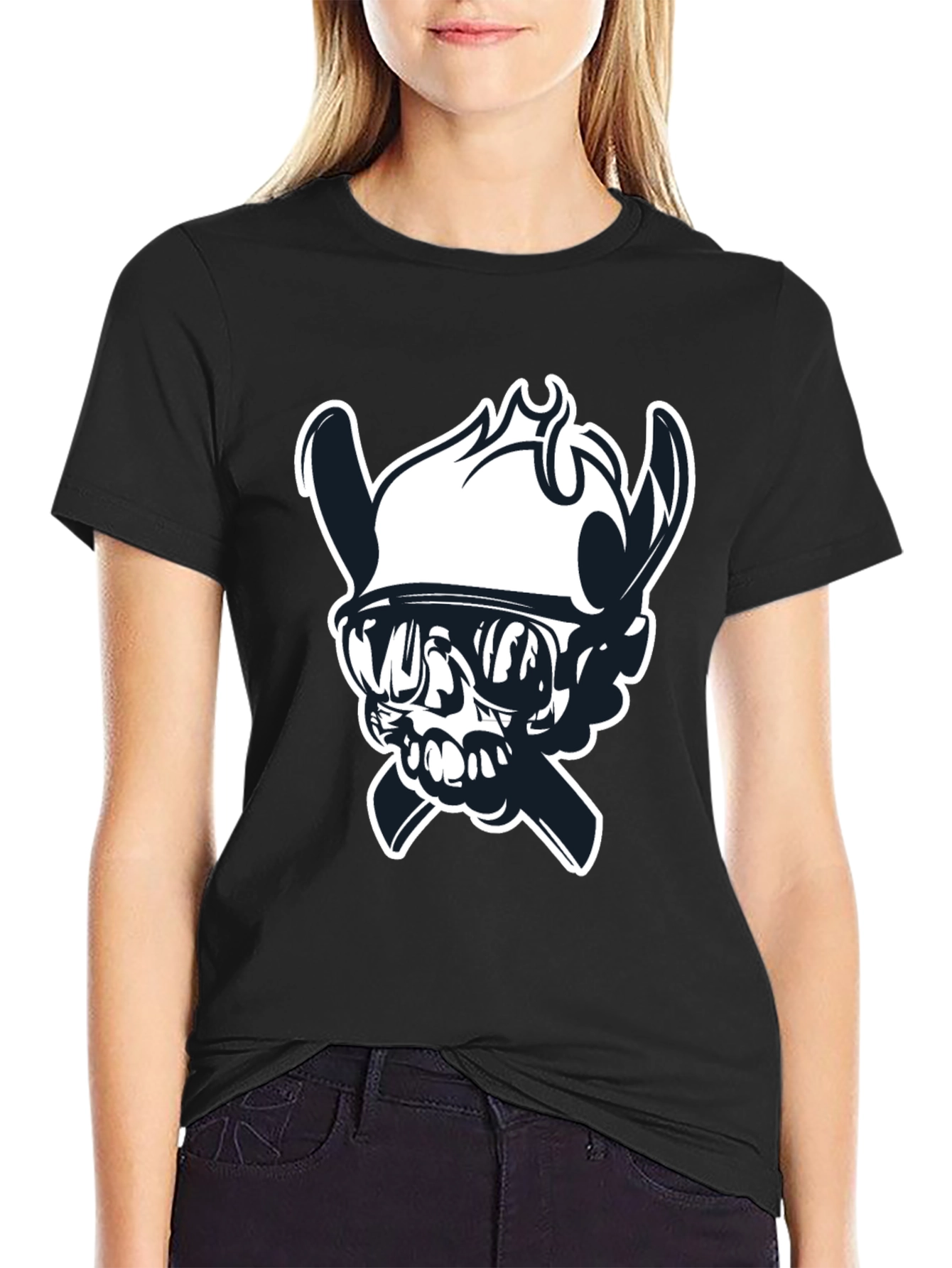 Skull Viking T-Shirt - Bold Graphic Tee