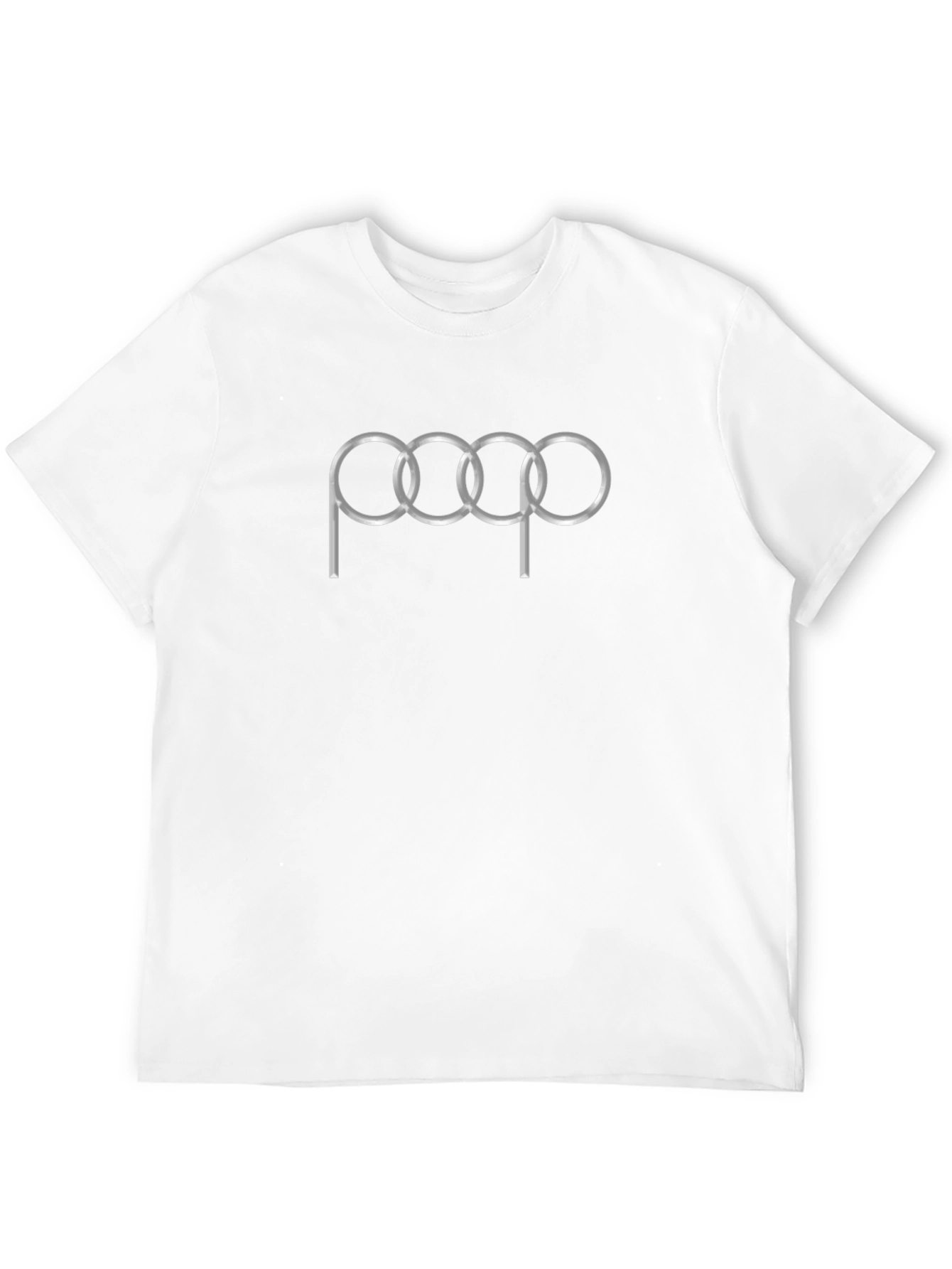 Funny Poop T-Shirt - 4 Rings Design
