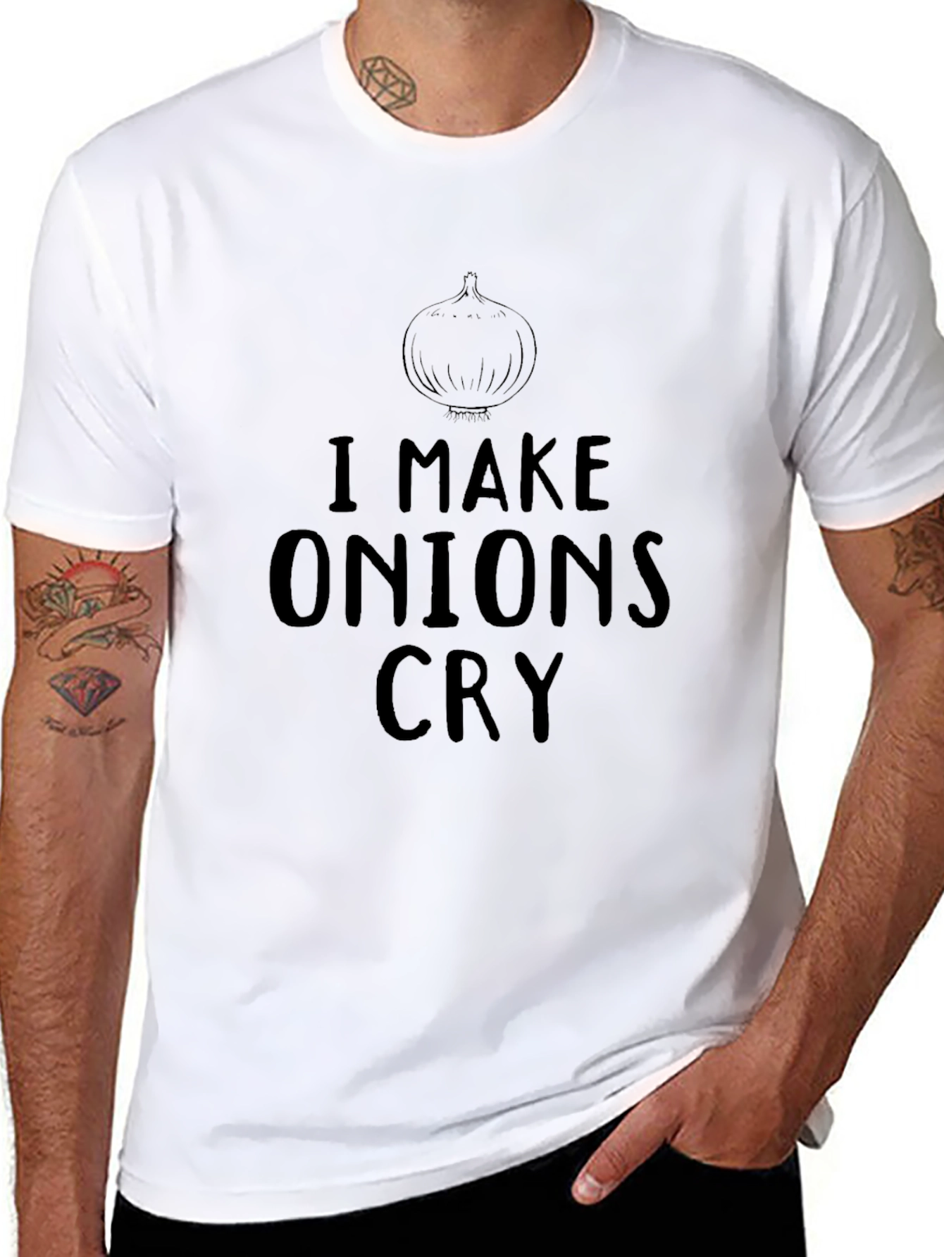 I Make Onions Cry Funny Graphic T-Shirt