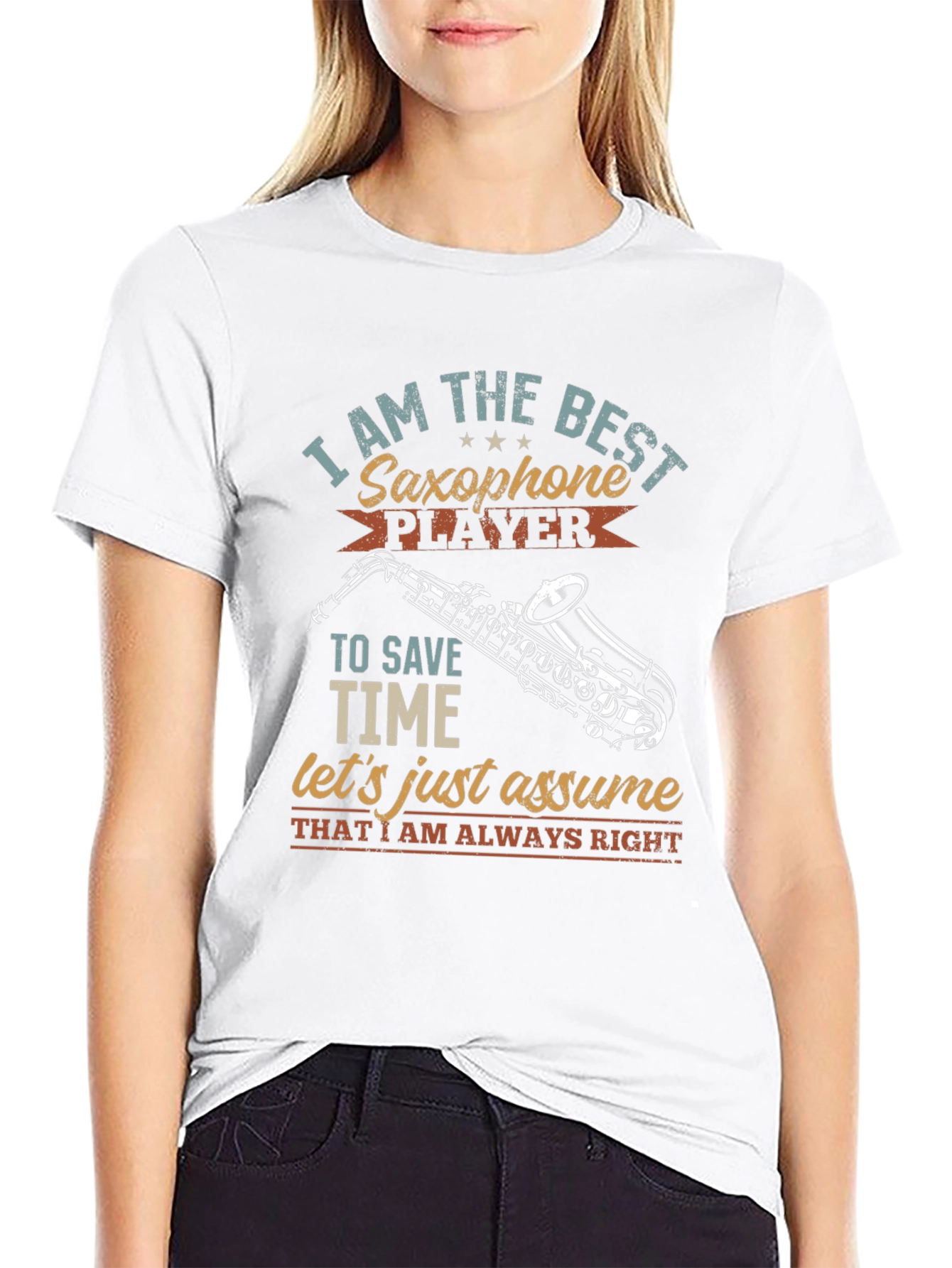 Saxophone Player T-Shirt - Musician Humor Tee
