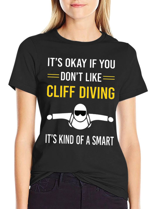 Cliff Diving T-Shirt - Smart Choice Tee