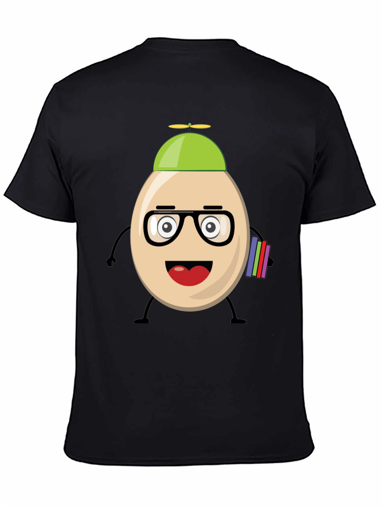 Funny Egg Nerd Graphic T-Shirt