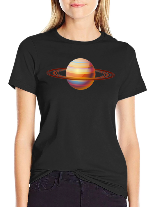 Saturn Graphic T-Shirt - Space Design Tee
