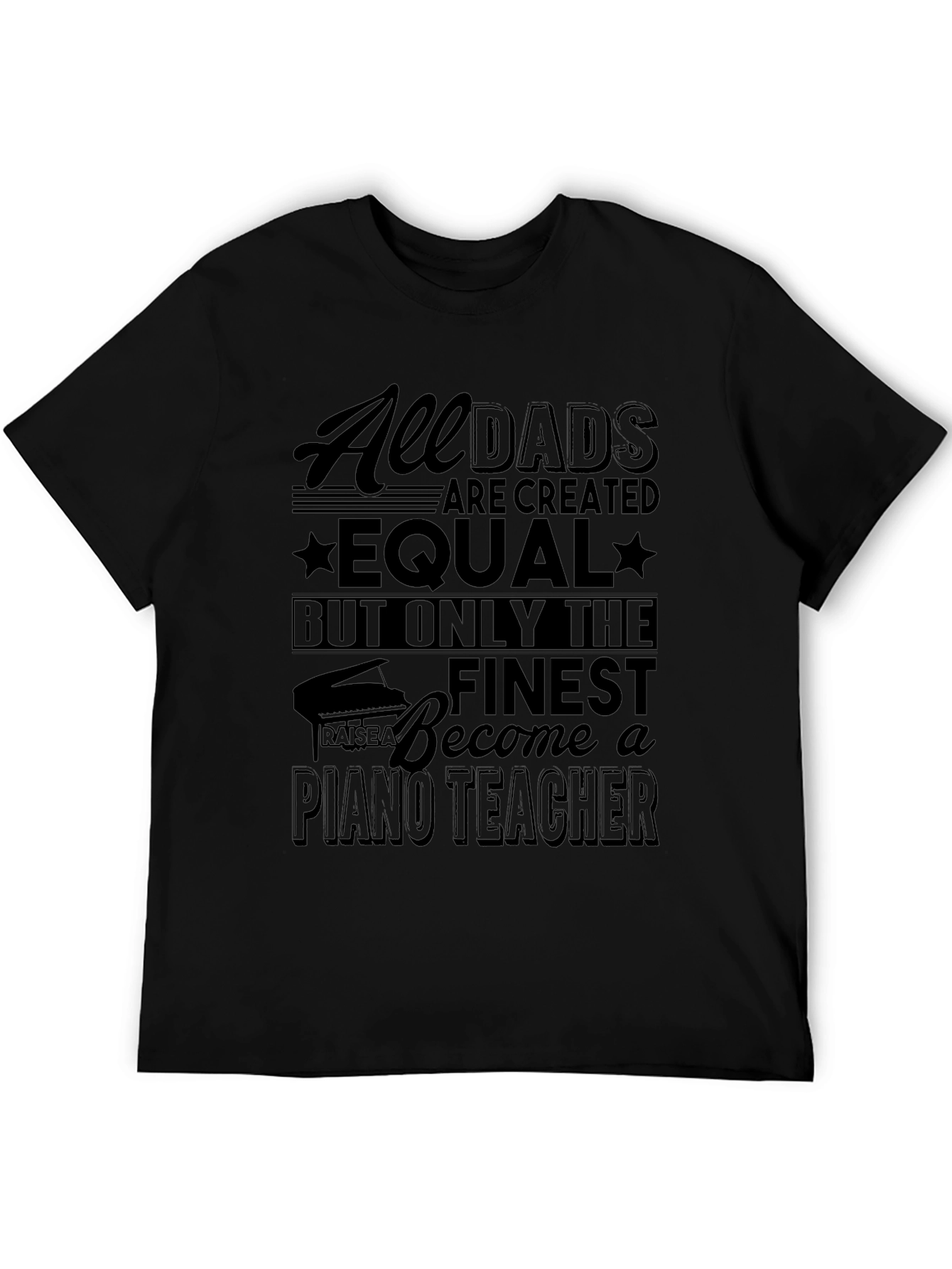 All Dads Piano Teacher Graphic T-Shirt