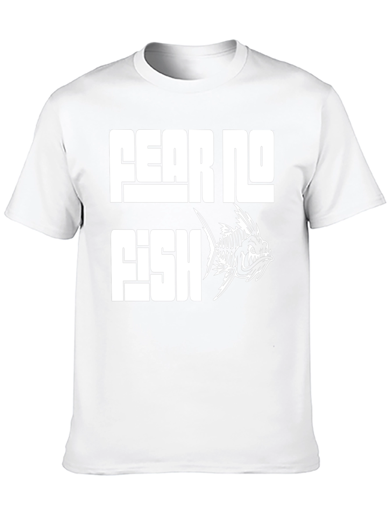 Fear No Fish Graphic Black T-Shirt