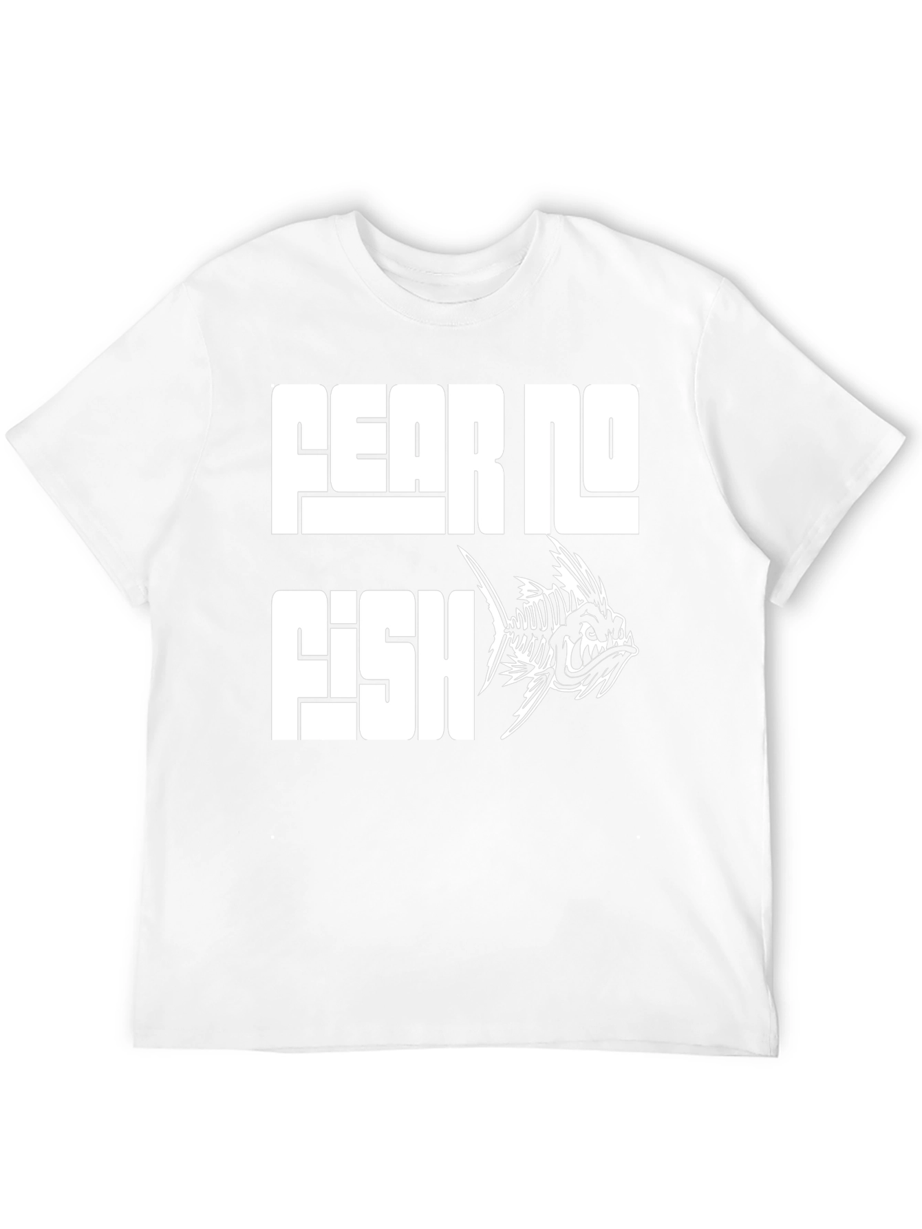 Fear No Fish Graphic Black T-Shirt
