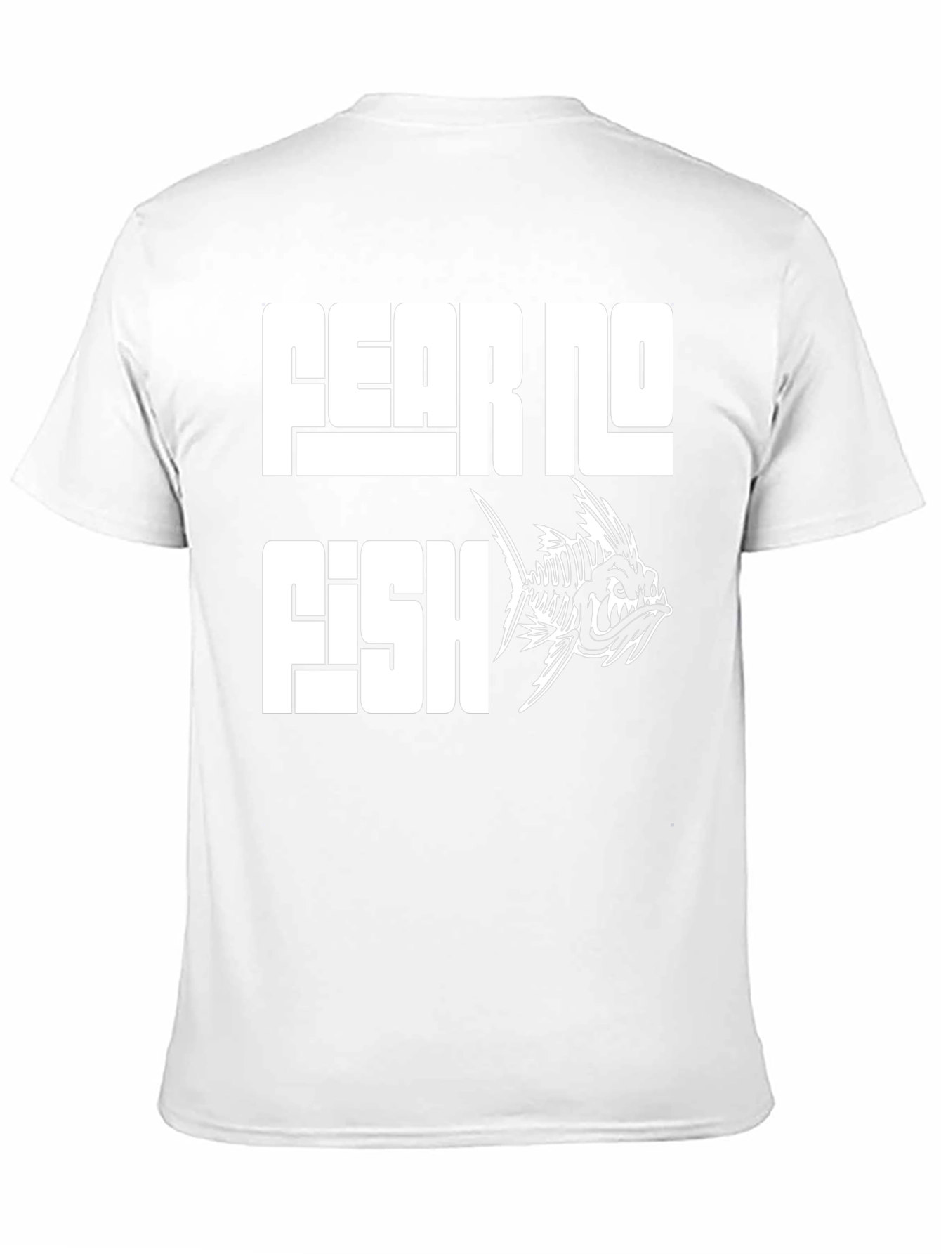Fear No Fish Graphic Black T-Shirt