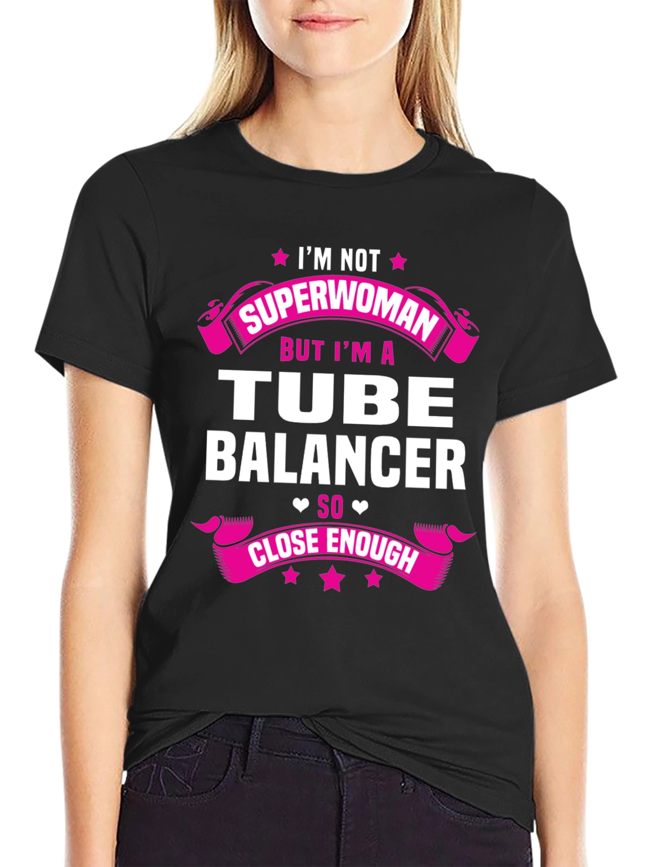 Tube Balancer T-Shirt - Superwoman Funny Tee