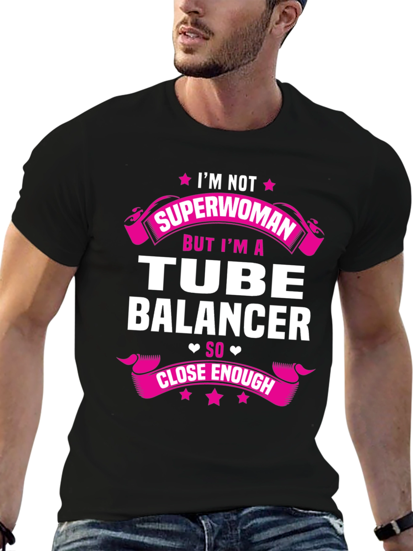 Tube Balancer T-Shirt - Superwoman Funny Tee
