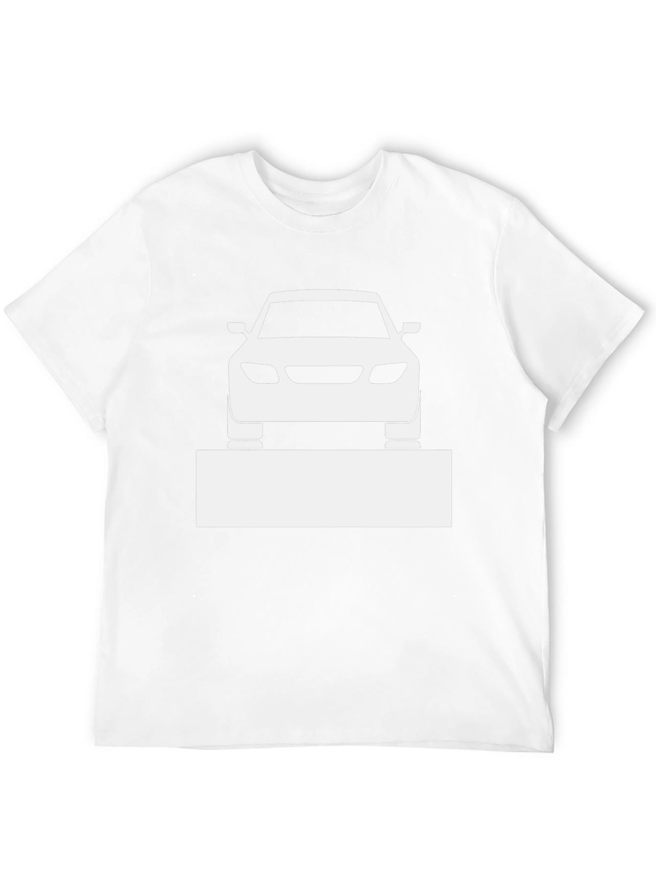 Car Graphic Tee - Black Cotton Blend
