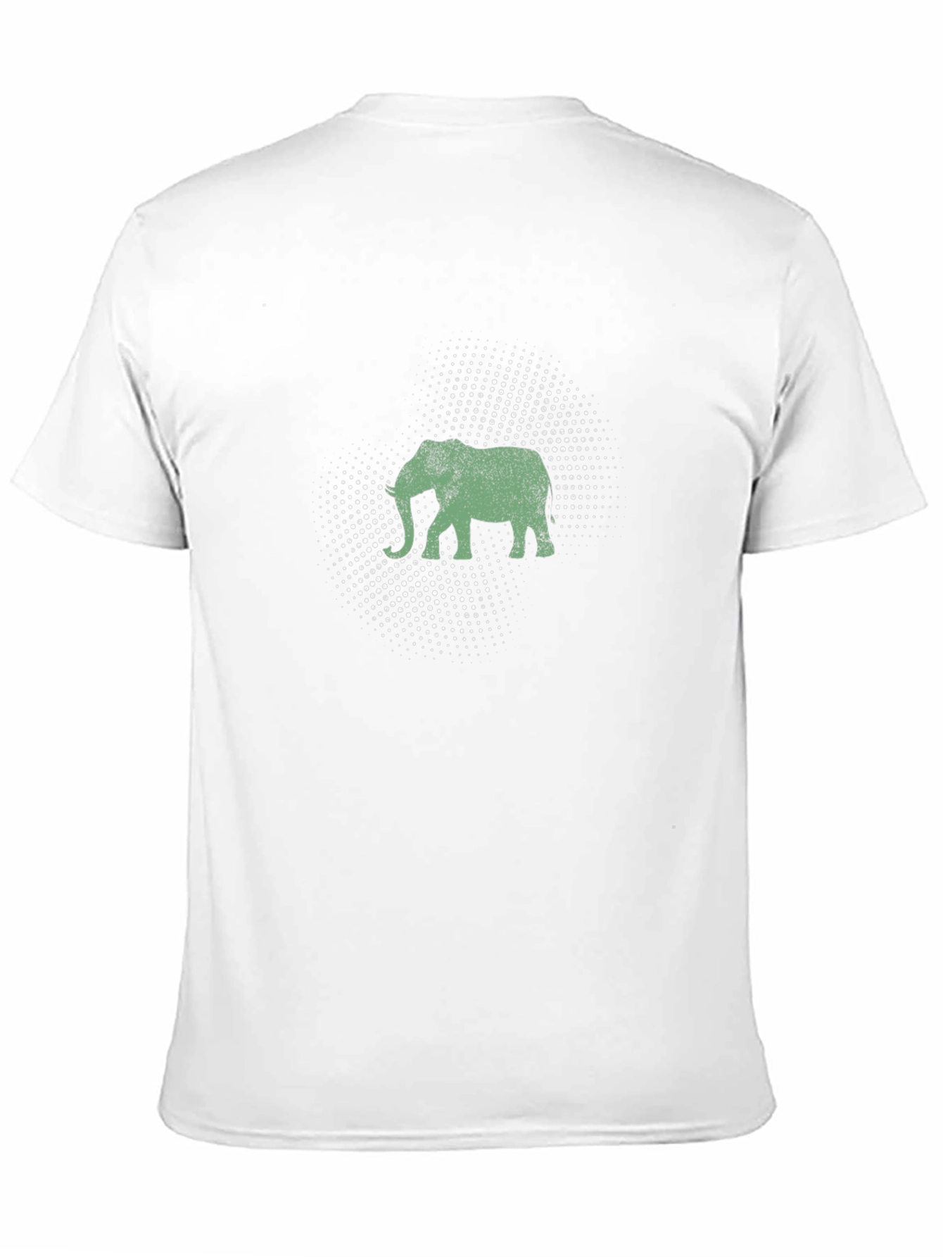 Elephant Graphic Black T-Shirt - Mens Casual Tee