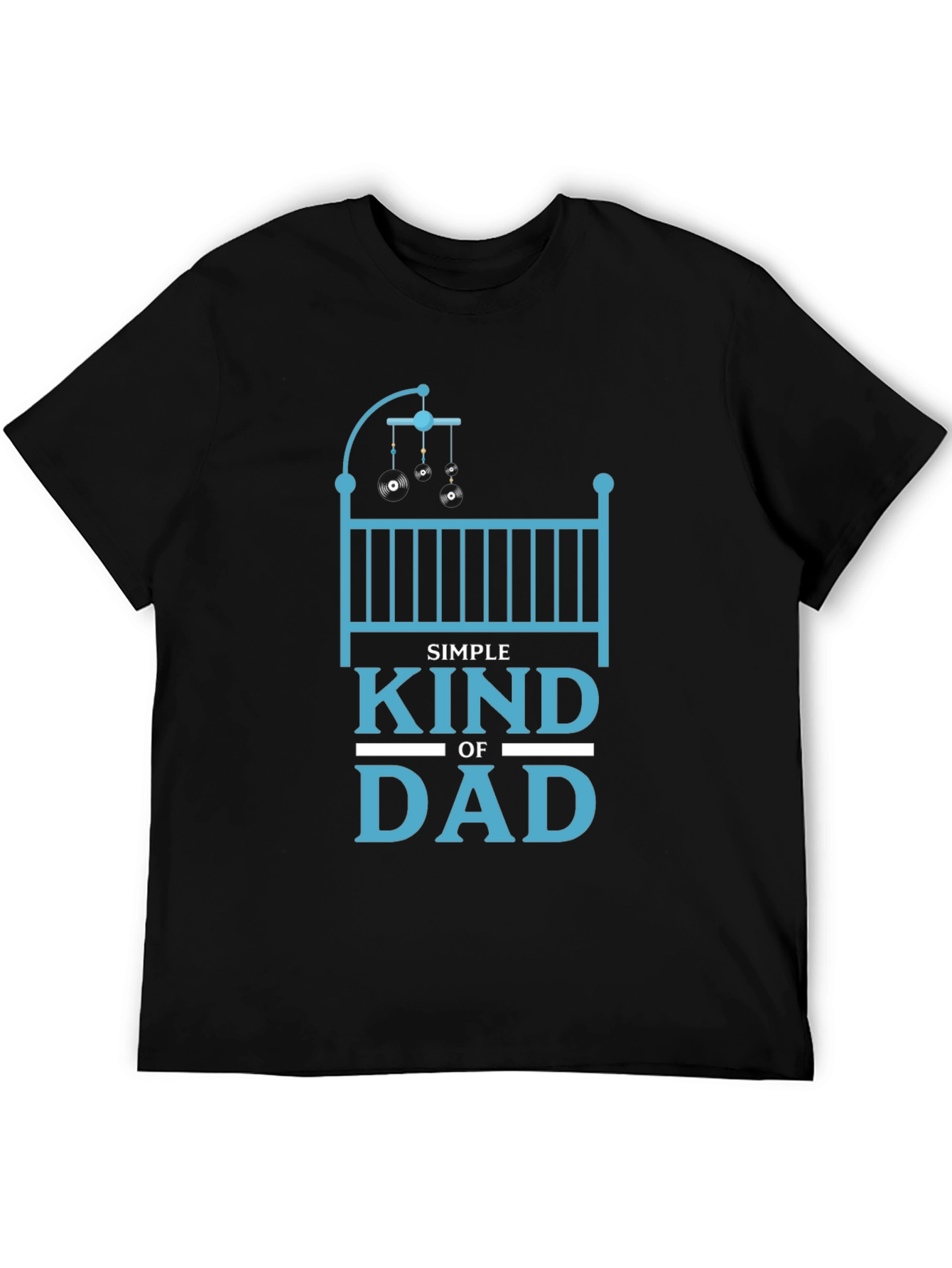 Simple Kind of Dad Black T-Shirt