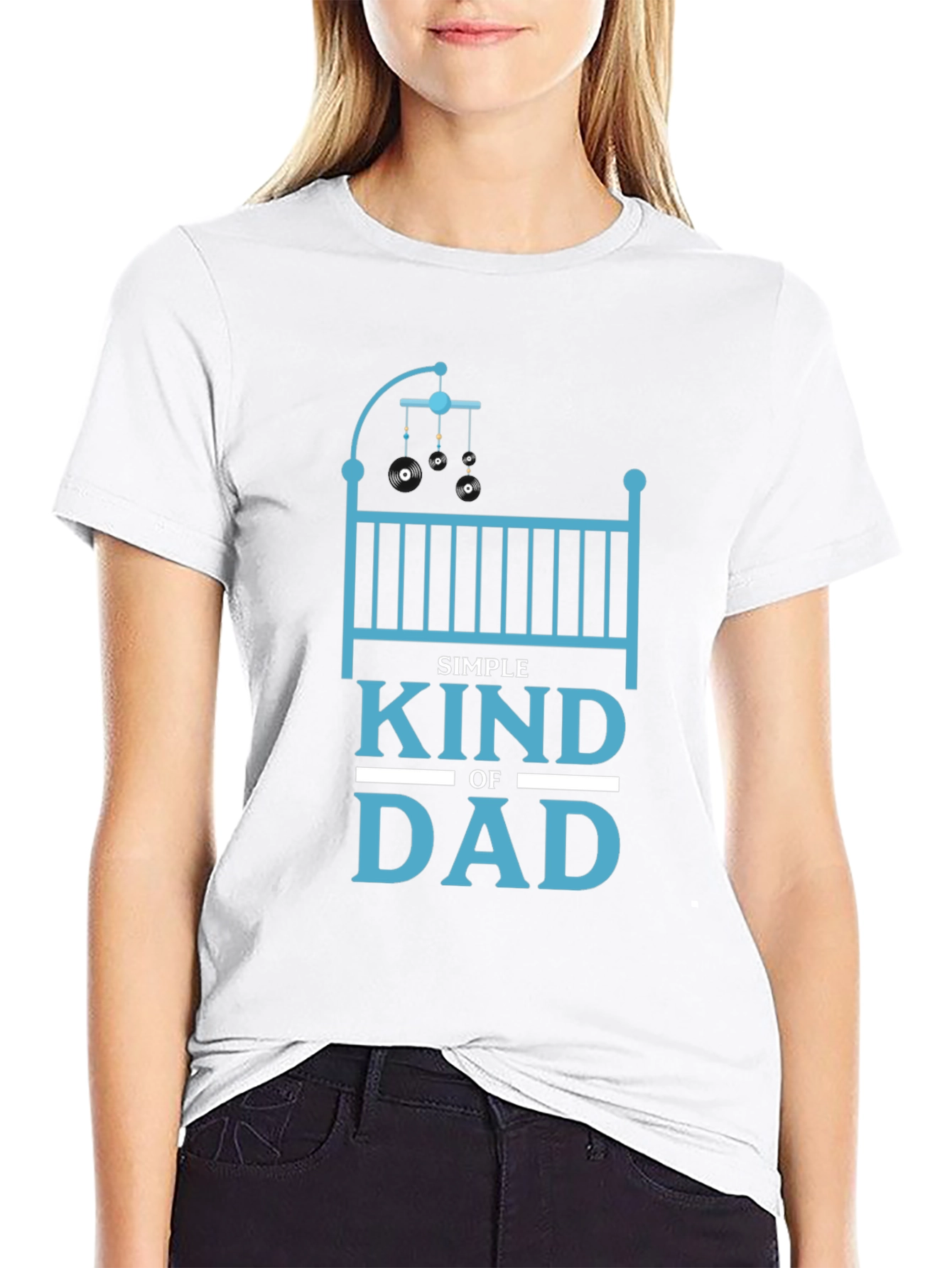 Simple Kind of Dad Black T-Shirt