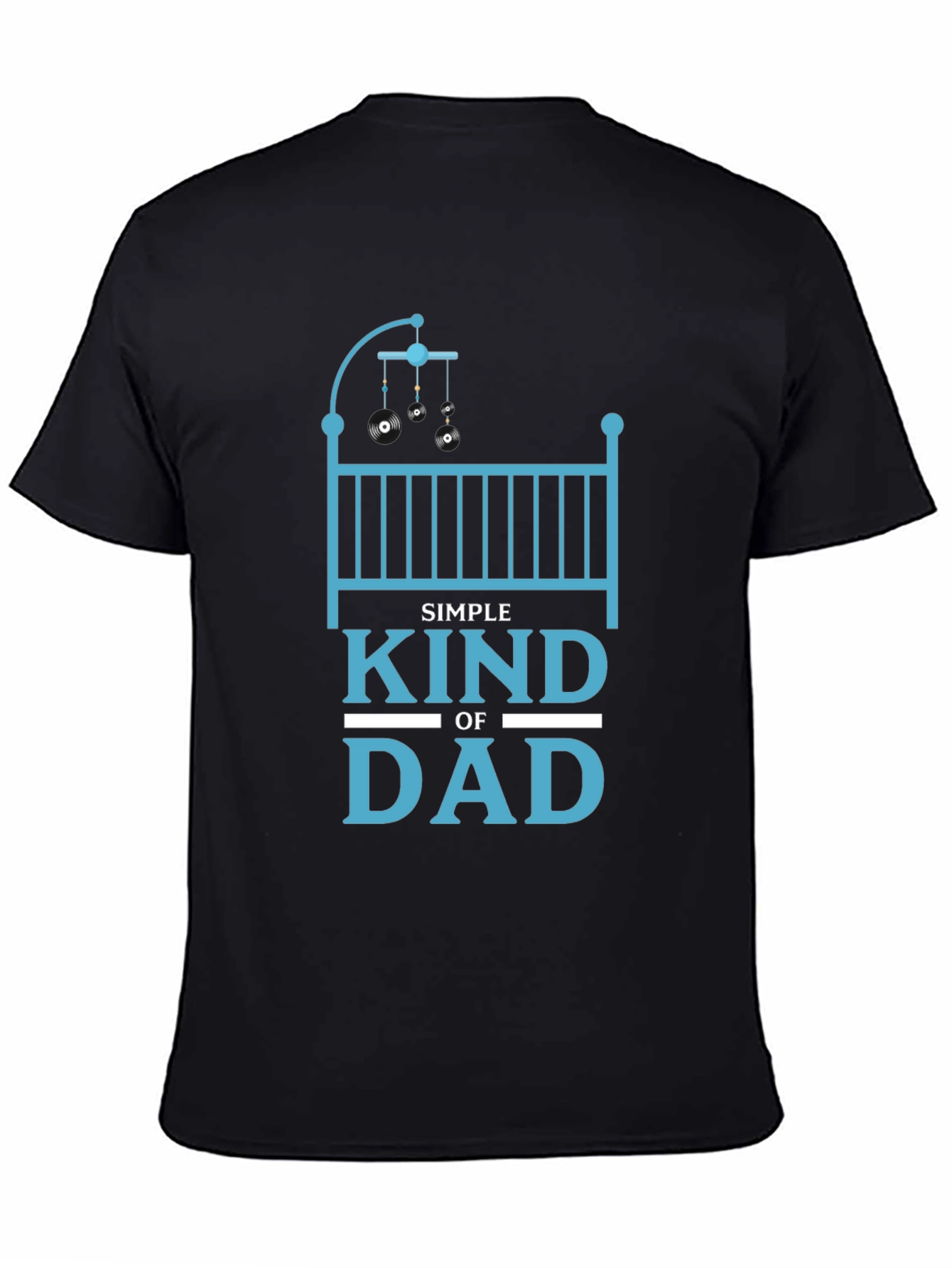 Simple Kind of Dad Black T-Shirt
