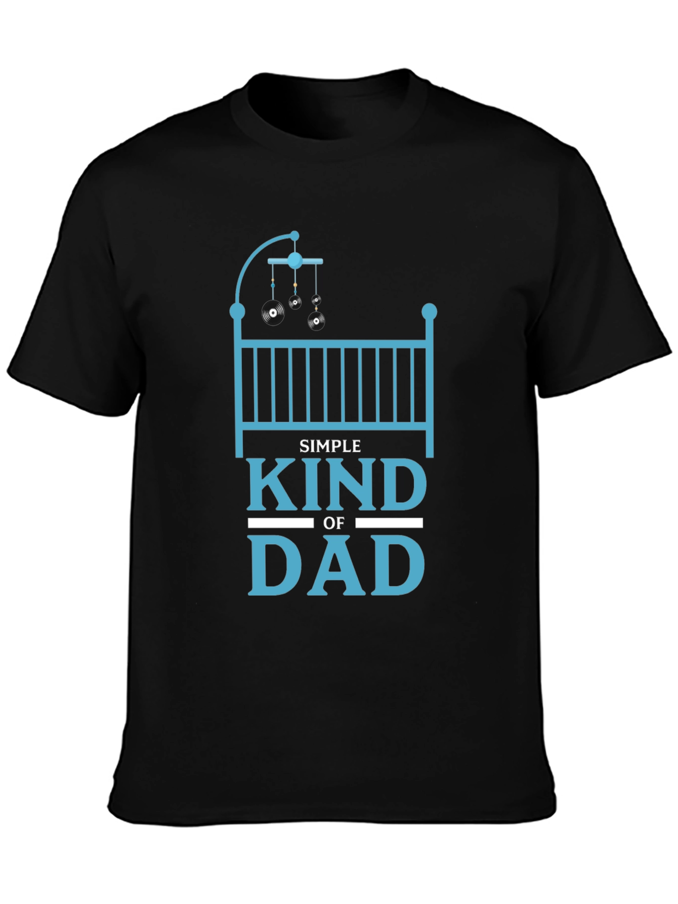 Simple Kind of Dad Black T-Shirt