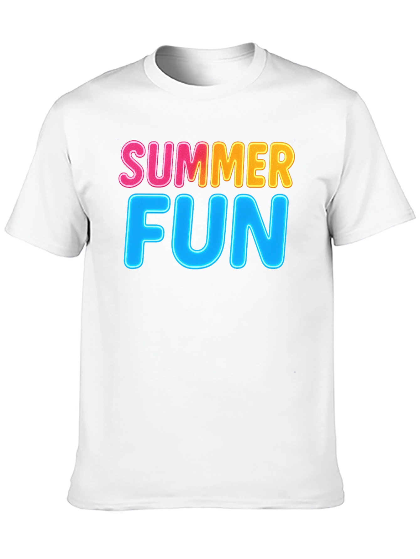 Summer Fun Black T-Shirt