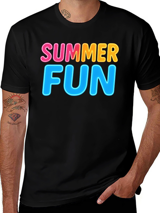 Summer Fun Black T-Shirt