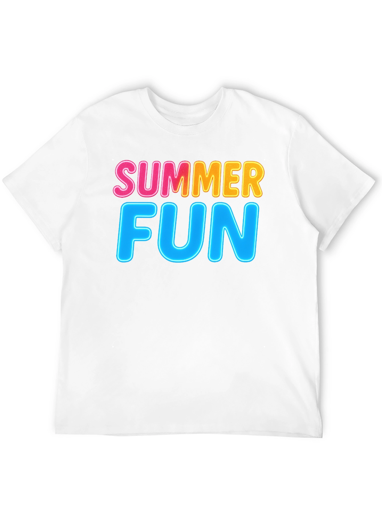 Summer Fun Black T-Shirt